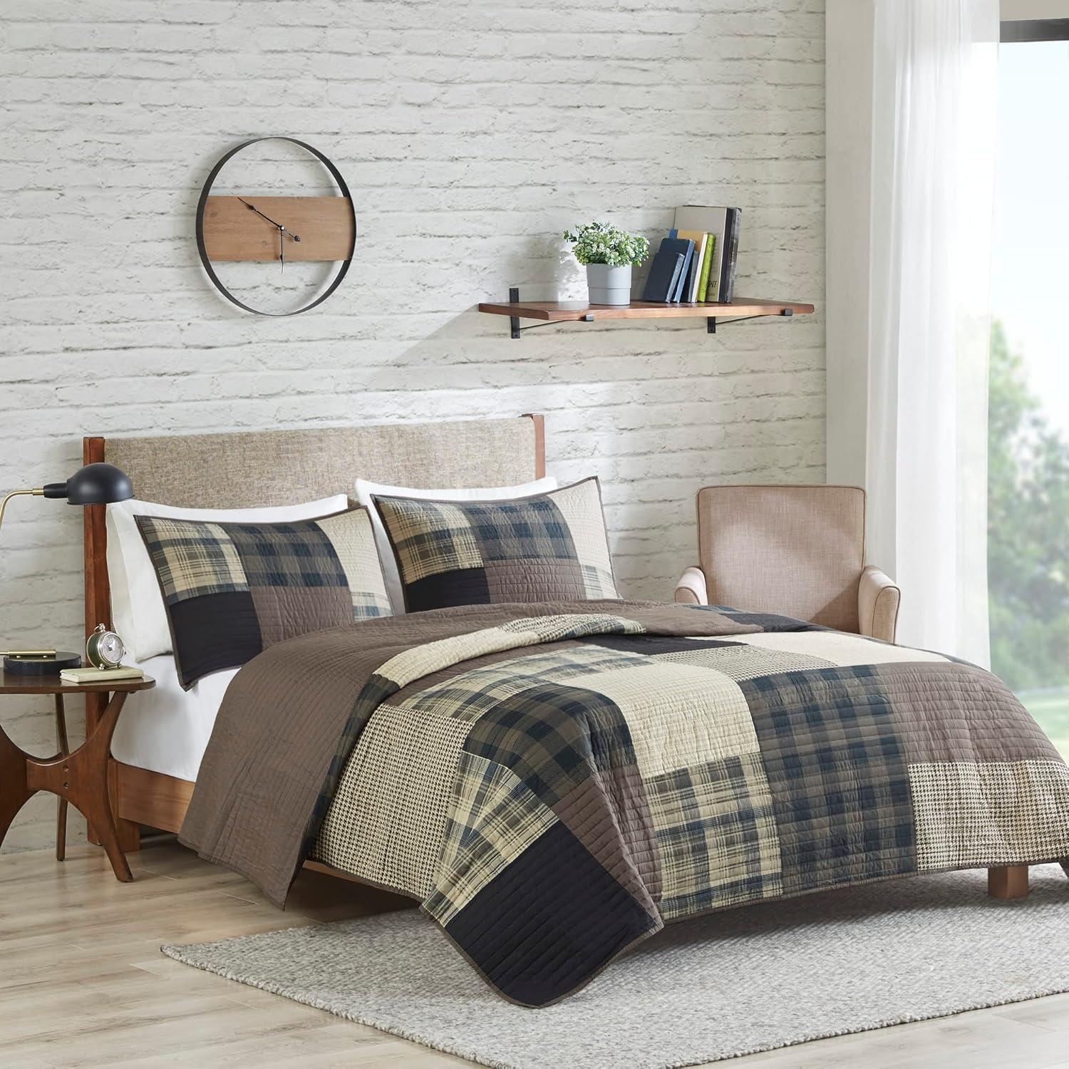 Winter Hills Oversized Cotton Quilt Bedding Set Tan - Woolrich