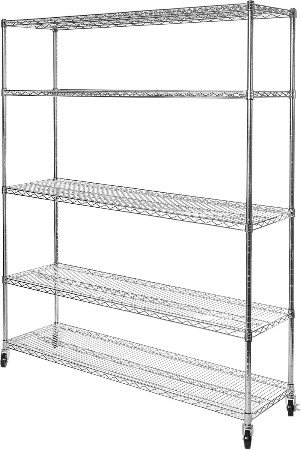 Wire Rolling Storage Cart