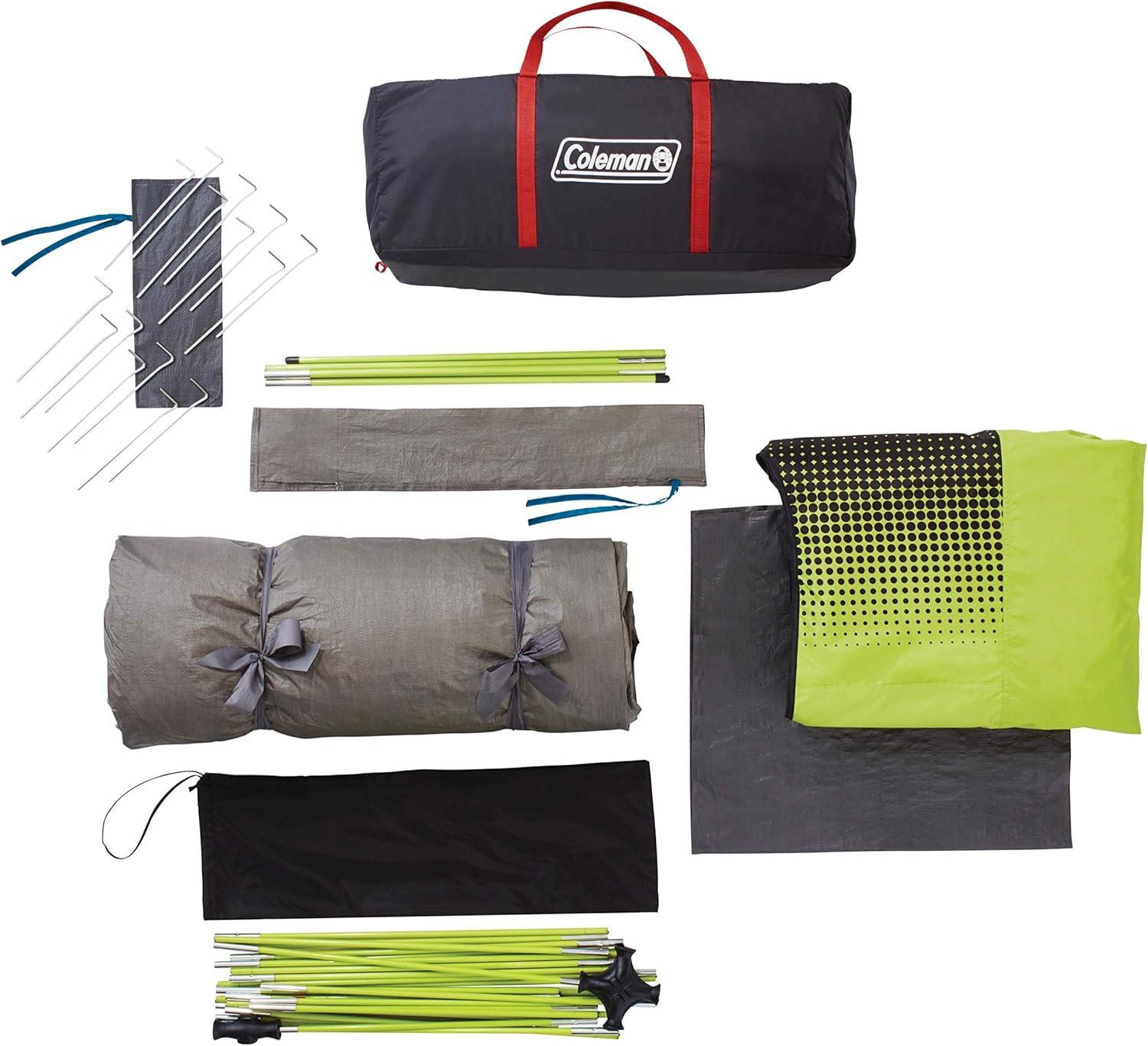 Carlsbad Fast Pitch Cabin Tent with Screen Room, 6-Person
