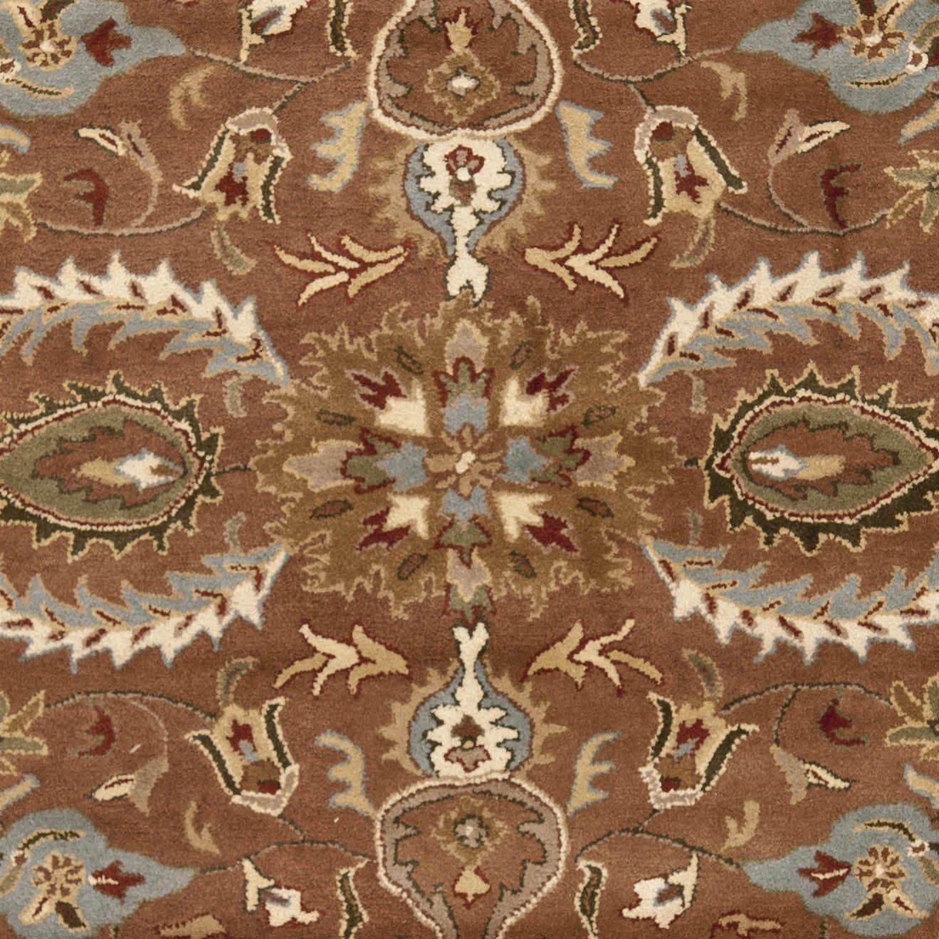 Heritage HG968 Handmade Area Rug - 8'3"x11' - Brown/Blue - Safavieh