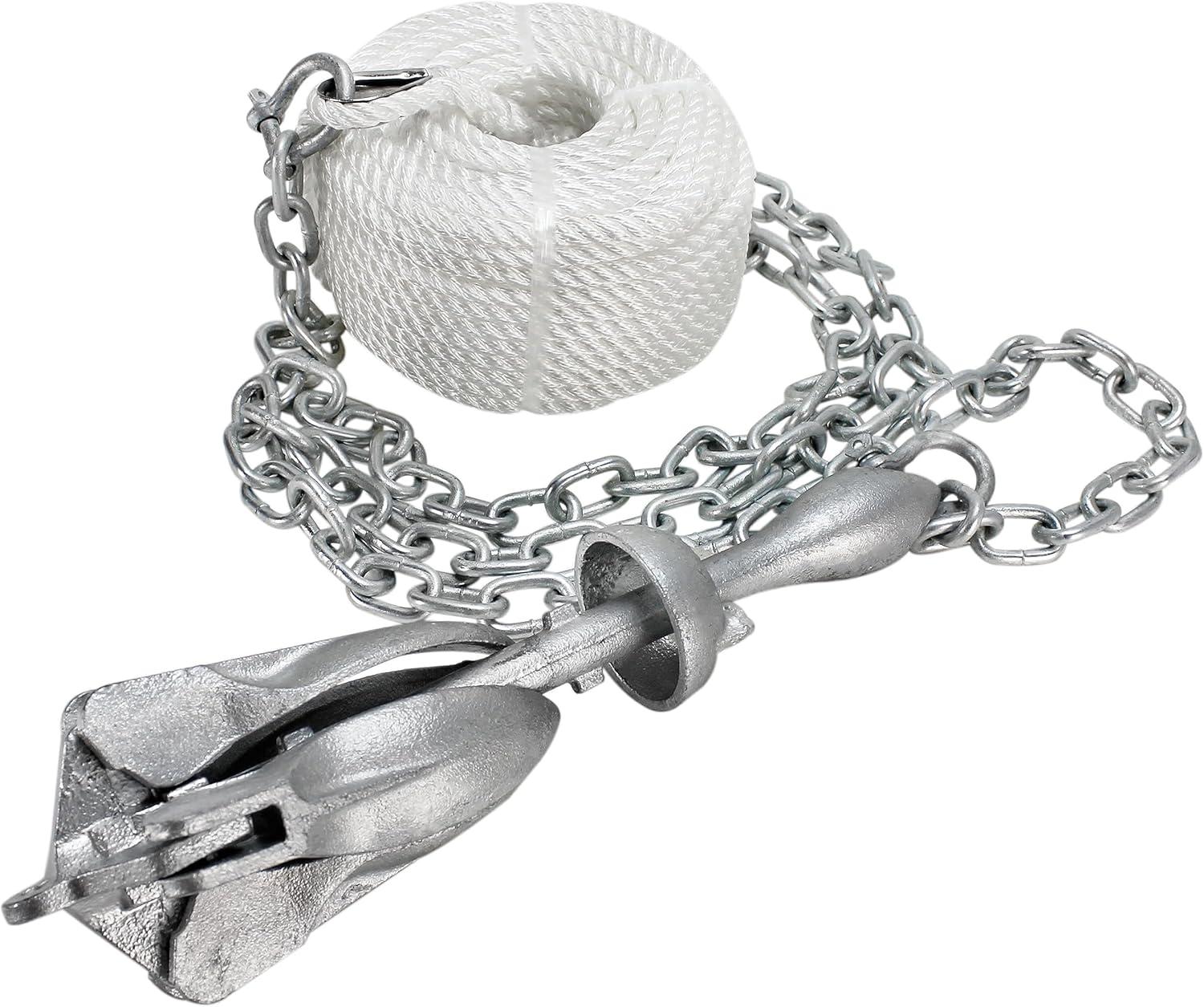 Extreme Max 3006.6705 BoatTector Kit Completo de Anclaje de Grapa para Barcos Pequeños, Botes Tipo Jon, Botes Planos, Botes Inflables, Etc. - 5,5 Libras.