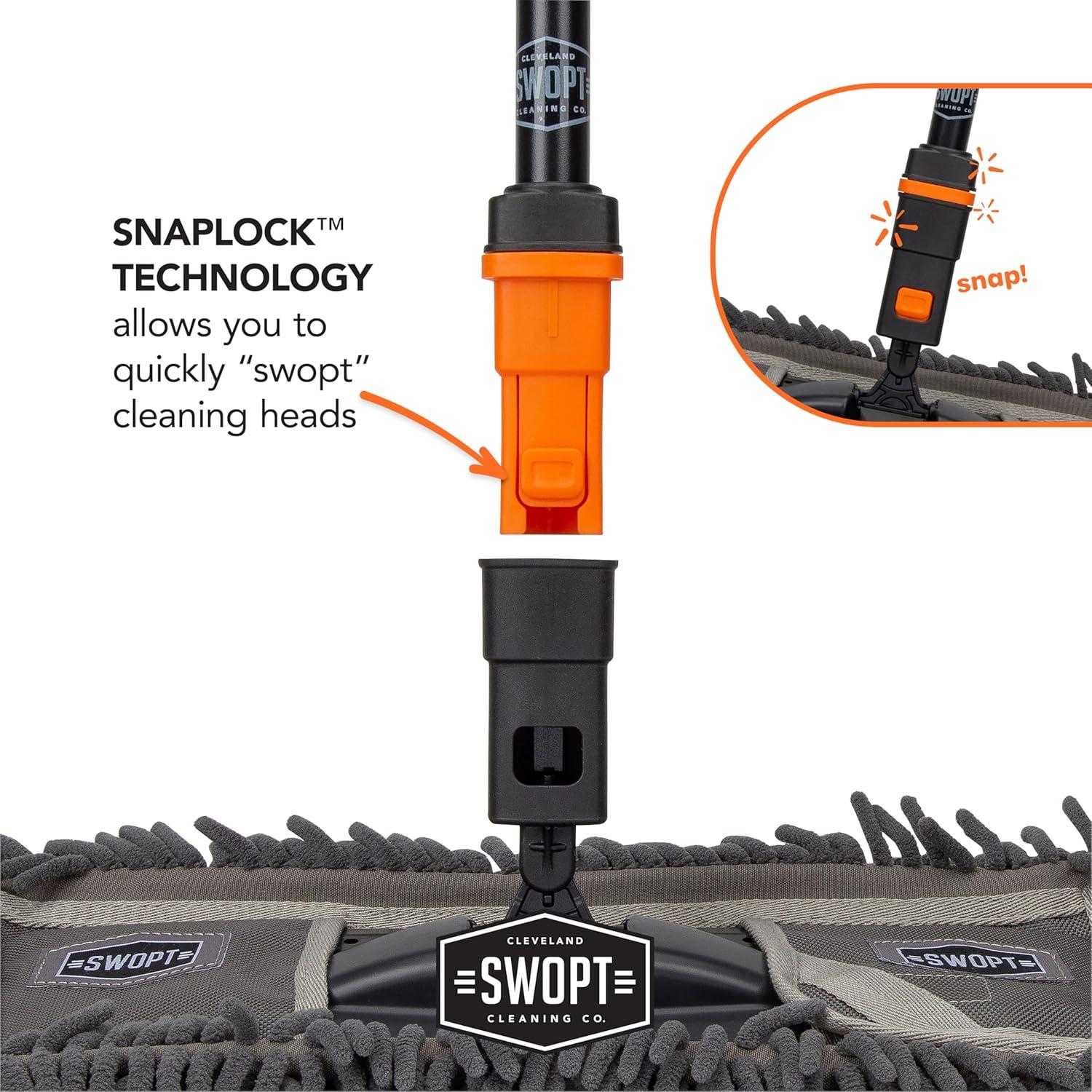 SWOPT Head Only 18 in Smooth Surface Microfiber Dust Mop