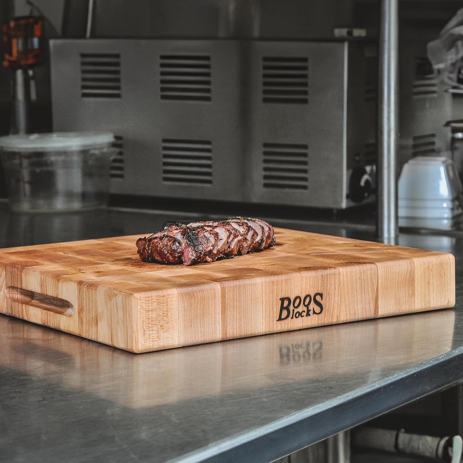 John Boos John Boos Chinese Cutting Board 3" End Grain Reversible