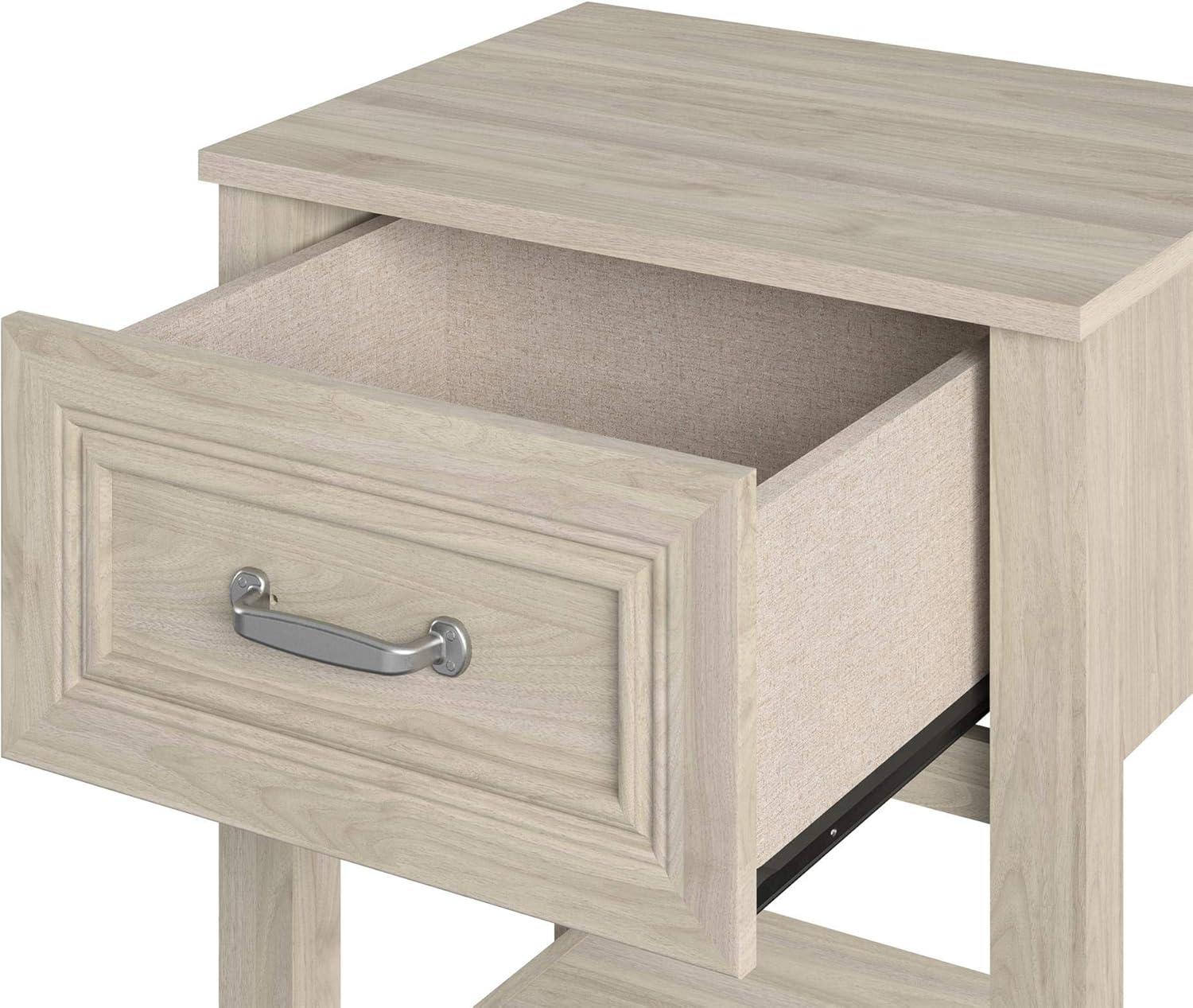 Sierra Ridge Levi Light Walnut Laminated Nightstand for Kids