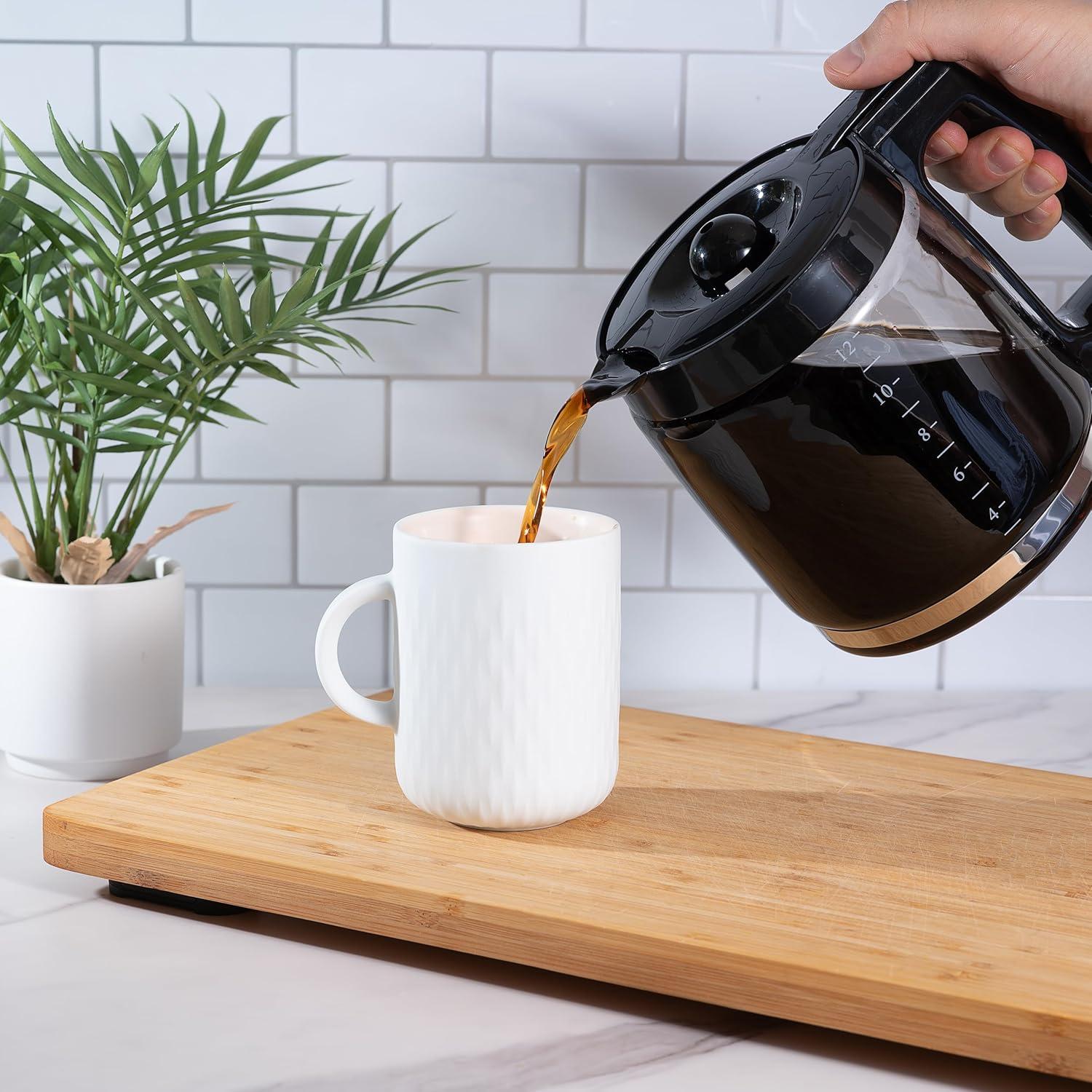 Stack man 12-Cup Replacement Glass Coffee Carafe For Cuisinart Coffee Maker Models DCC-1200, DCC-1100BK, DCC-2650, CHW-12, CHW-12P1, DGB-550BK, DGB-550BK1, DGB-625BC, DGB-700BC, And SS-12 | Part# DCC-1200PRC