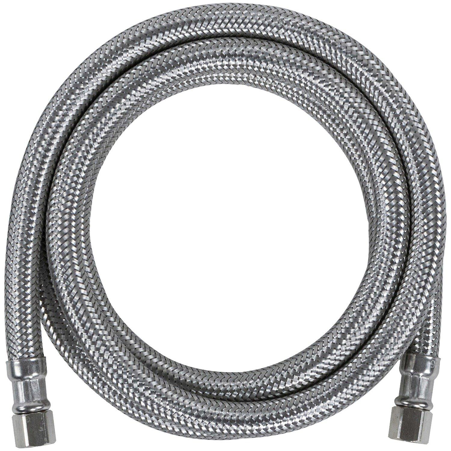 Certified Appliance Accessories IM48SS Braided Stainless Steel Ice Maker Connector, 4Ft