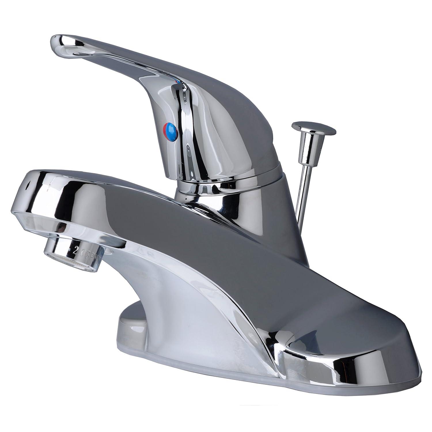 Laguna Brass Centerset Single-handle Bathroom Faucet with Drain Assembly 2040EBN