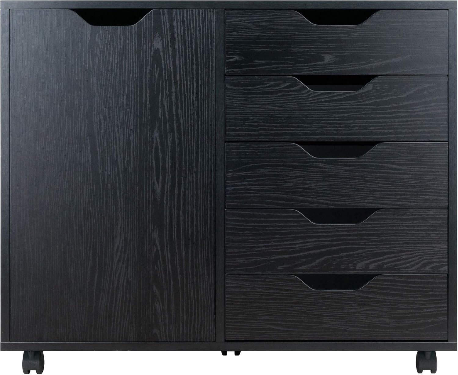 Halifax 5 Drawer 1 Side Cabinet - Winsome