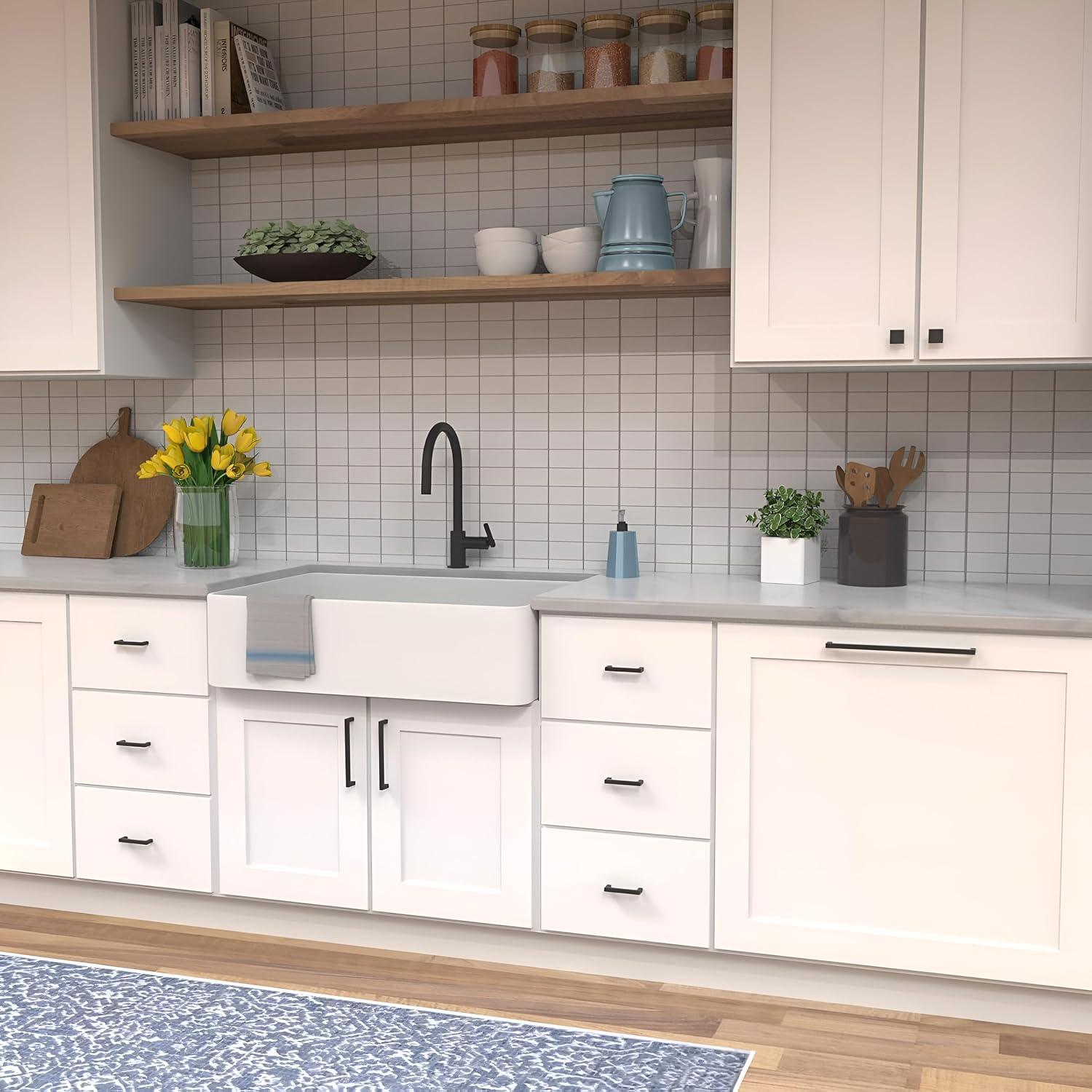 Skylight Kitchen Cabinet Handles, Solid Core Drawer Pulls for Cabinet Doors