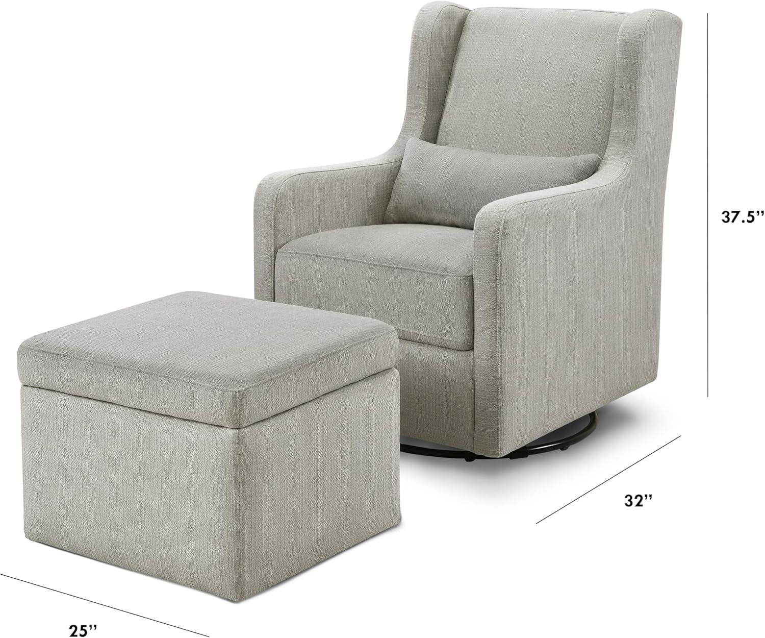 Carter's by DaVinci Adrian Swivel Glider and Ottoman