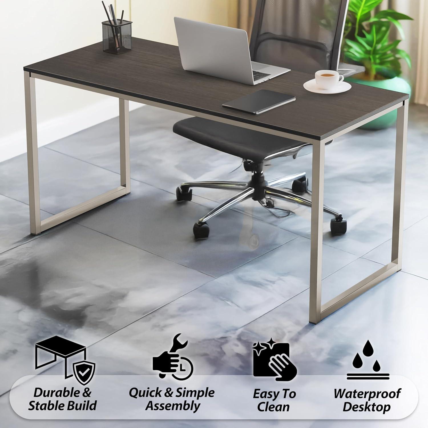 SHW Mission 32 inches office desk, Espresso