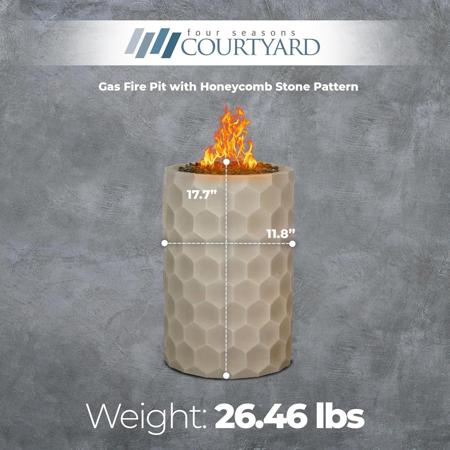 Four Seasons Courtyard 11.8'' W Ventless Natural Gas / Propane Fireplace