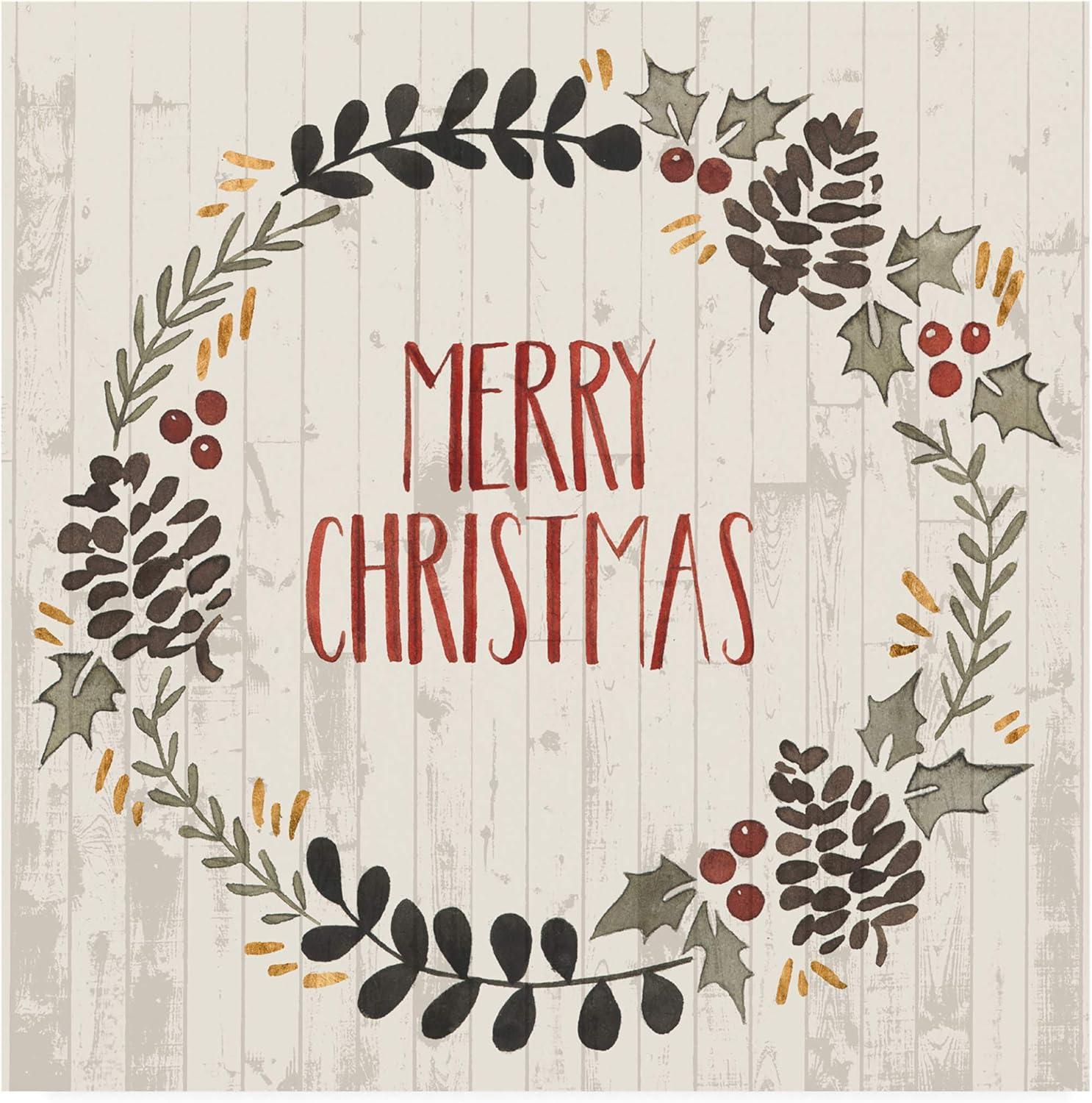 Trademark Fine Art 'Rustic Christmas II' Canvas Art by Grace Popp