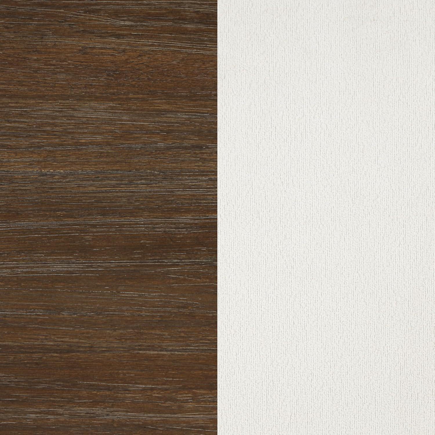 Nathan James Siping Upholstered Wooden Stool