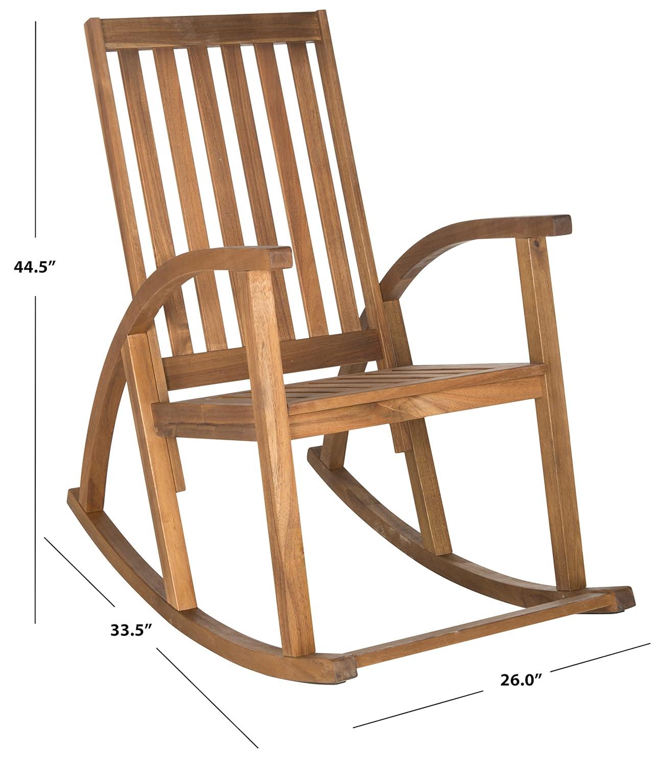 Clayton Rocking Chair Indoor/Outdoor - PAT7003 - Teak - Safavieh