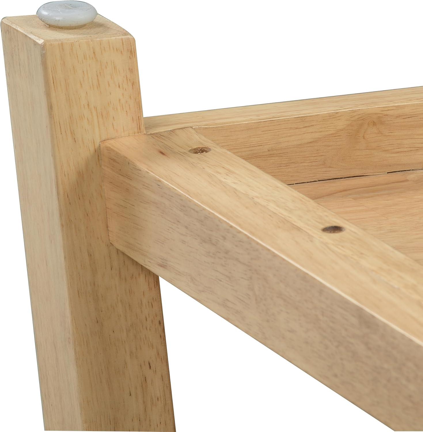 ECR4Kids ECR4Kids Sit n' Stash Rectangular Table, Classroom Storage, Natural