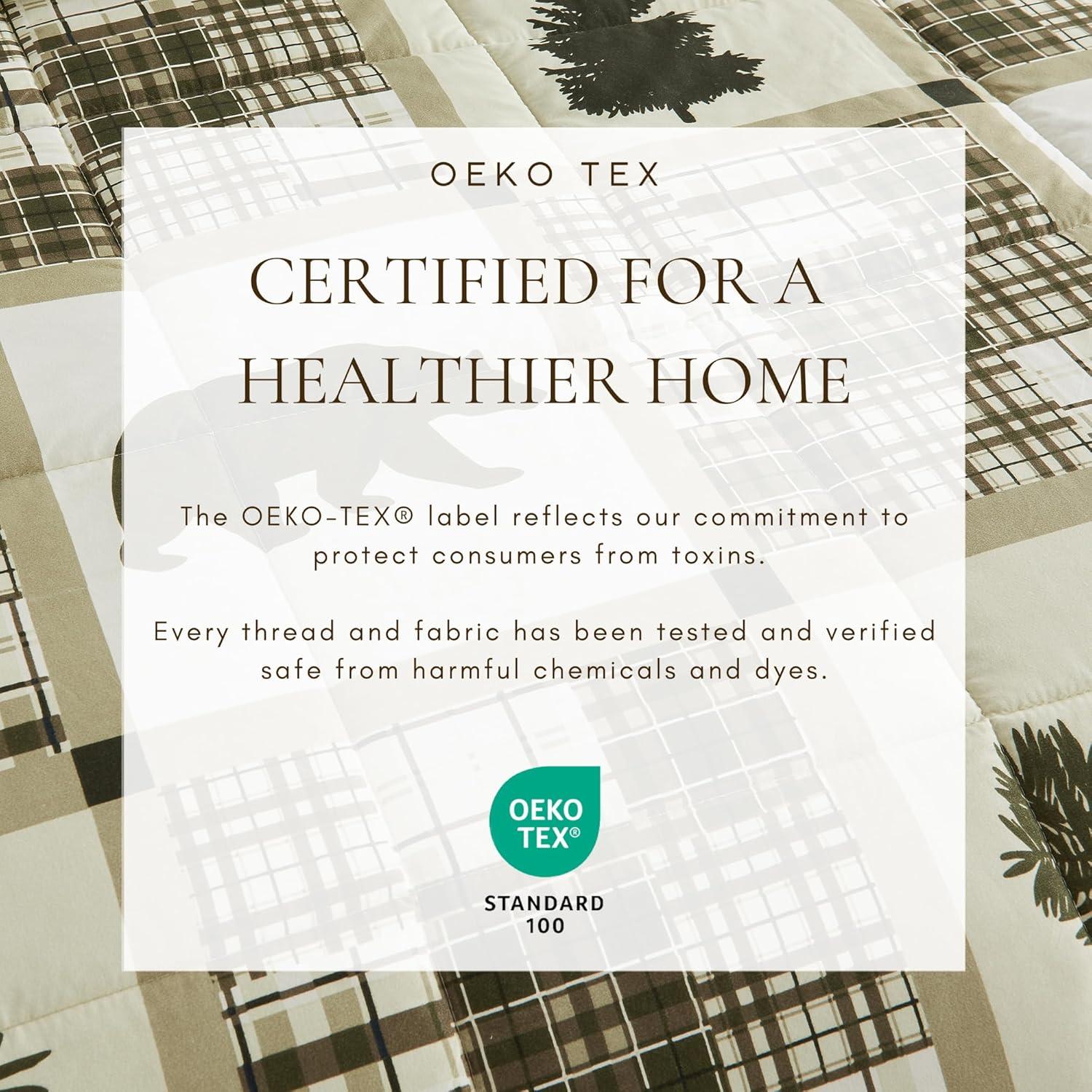 FreshFolds Reversible Microfiber Comforter Set with Shams