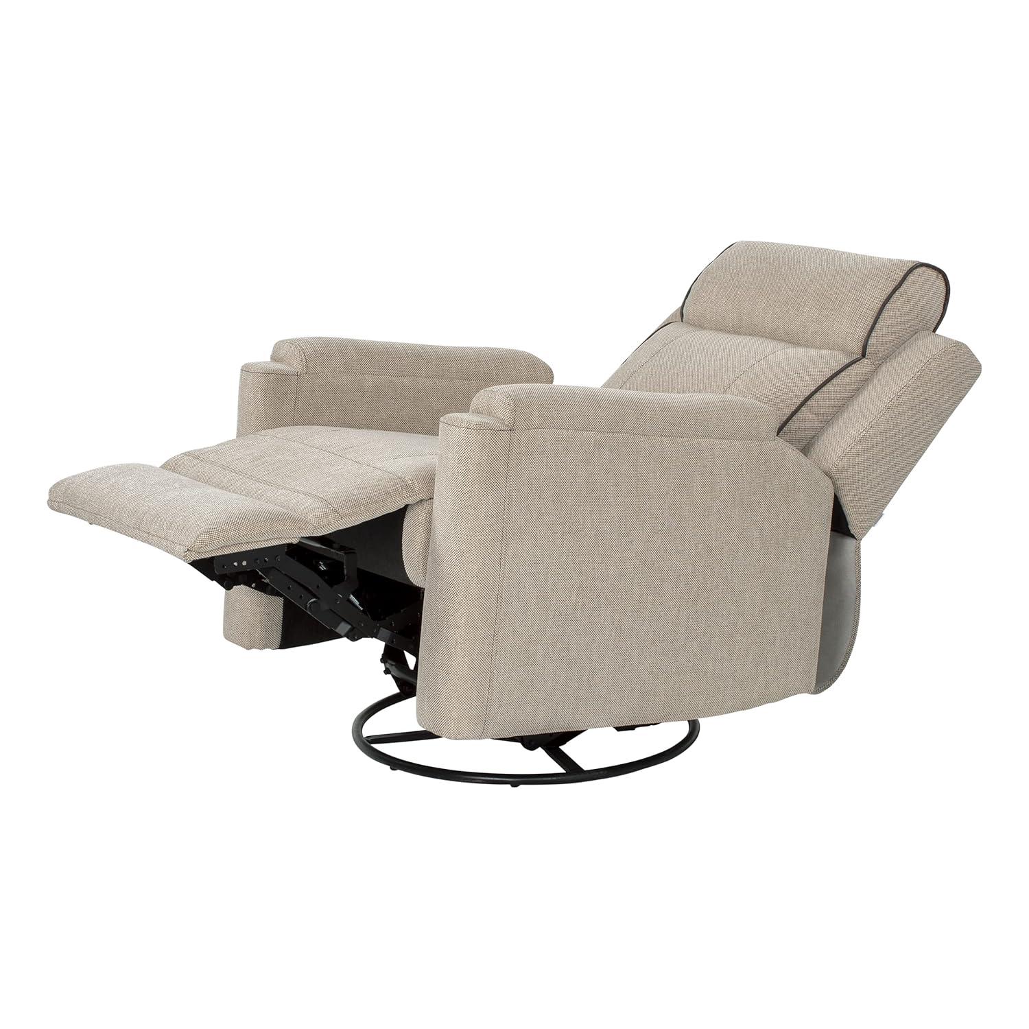 Thomas Payne RV Swivel Glide Recliner - Norlina - Luxurious, Comfortable RV Recliner - Easy-to-Clean PolyHyde Vinyl Fabric - High-Density Foam Interior for Extra Comfort - 2020129856