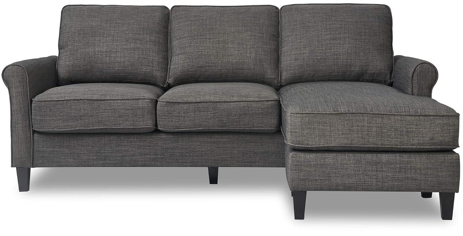 Serta Harmon Upholstered Reversible Sectional Sofa and Chaise