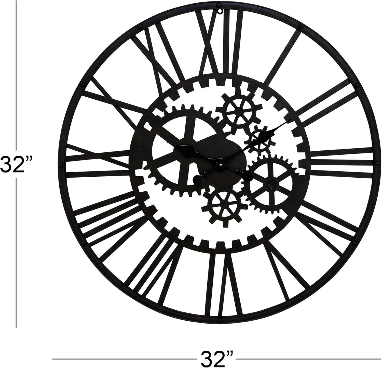 CosmoLiving by Cosmopolitan Oversized 32" Wall Clock