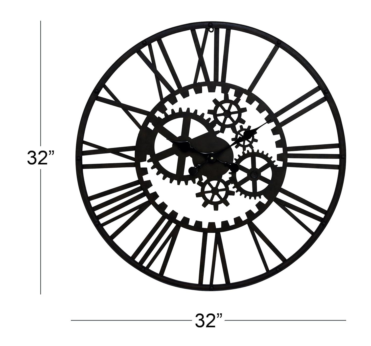 CosmoLiving by Cosmopolitan Oversized 32" Wall Clock