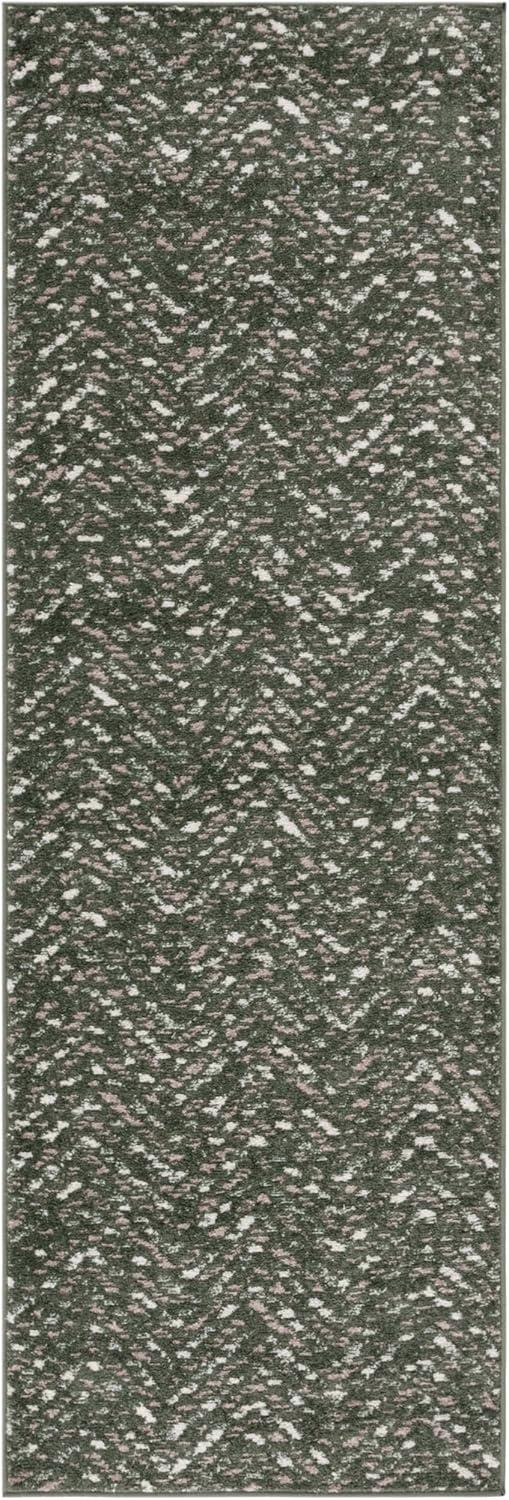 Adirondack ADR104 Power Loomed Area Rug - Ivory/Charcoal - 4'x4' - Safavieh.