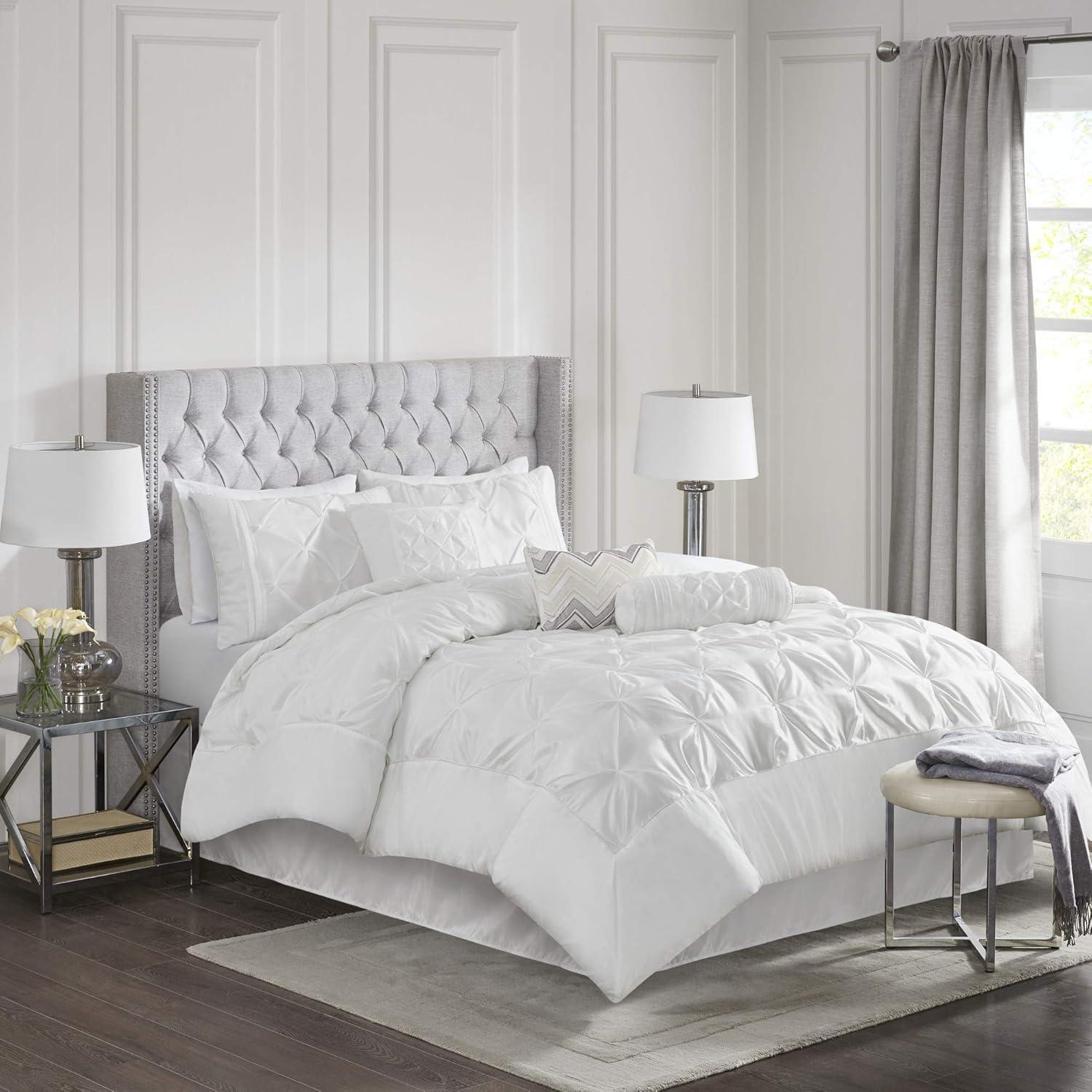 Madison Park Laurel 7 Piece Tufted Comforter Set