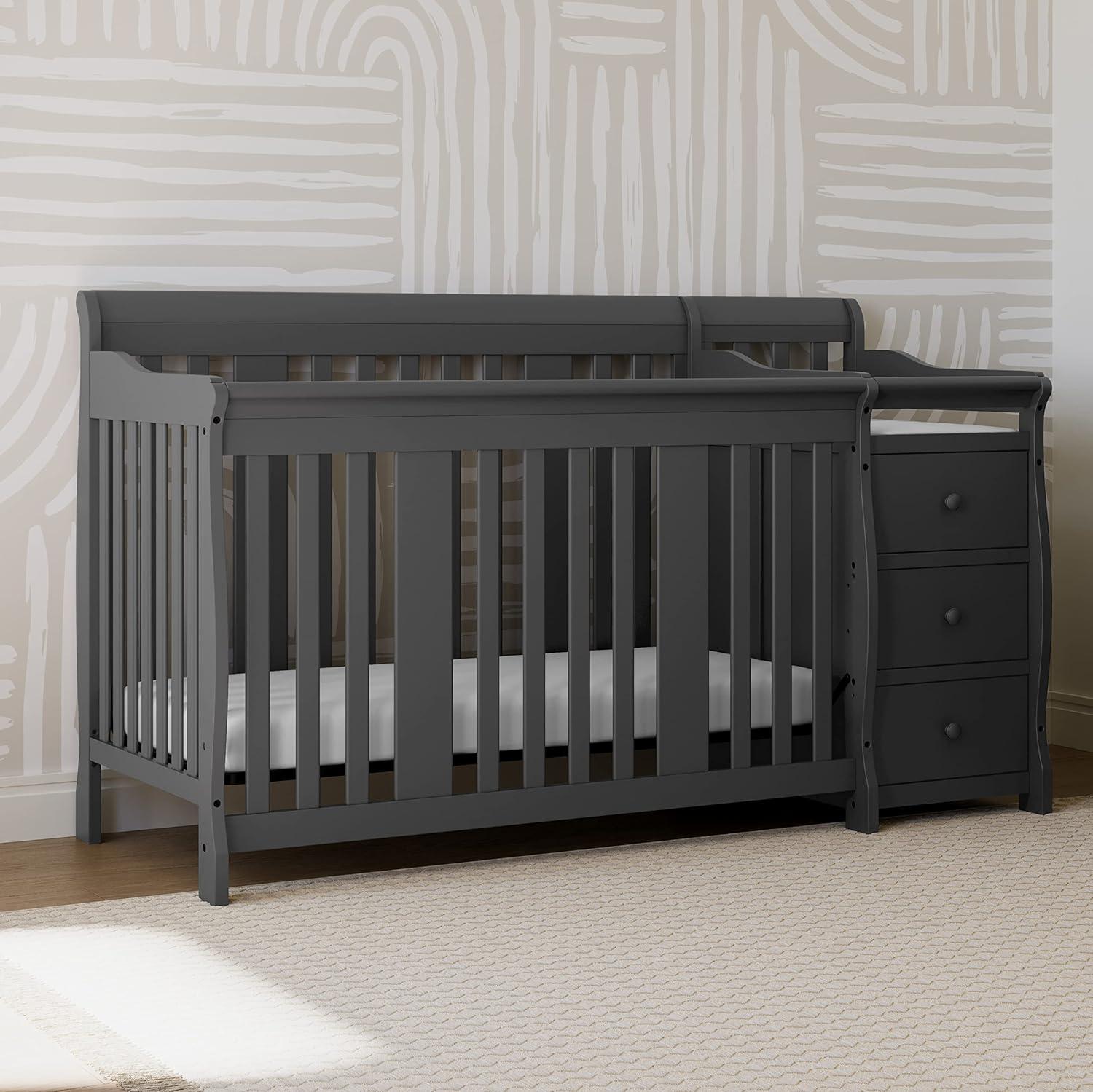 Storkcraft Portofino 5-in-1 Convertible Crib and Changer