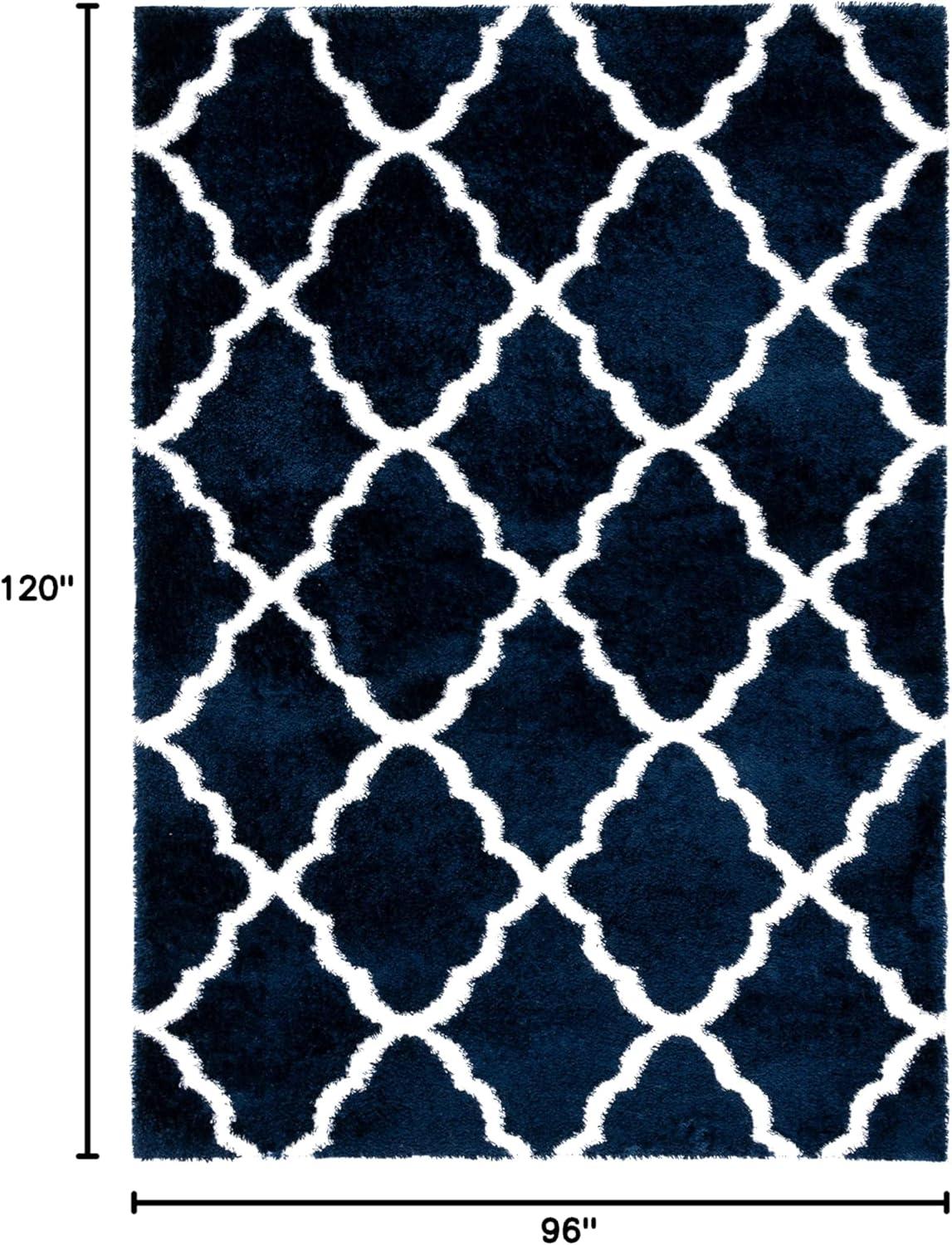 Rosdorf Park Danesha Tahoe Shag Performance Geometric Rug