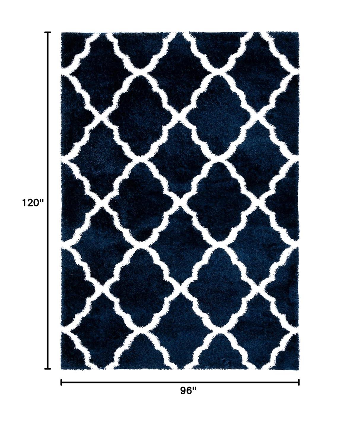 Rosdorf Park Danesha Tahoe Shag Performance Geometric Rug