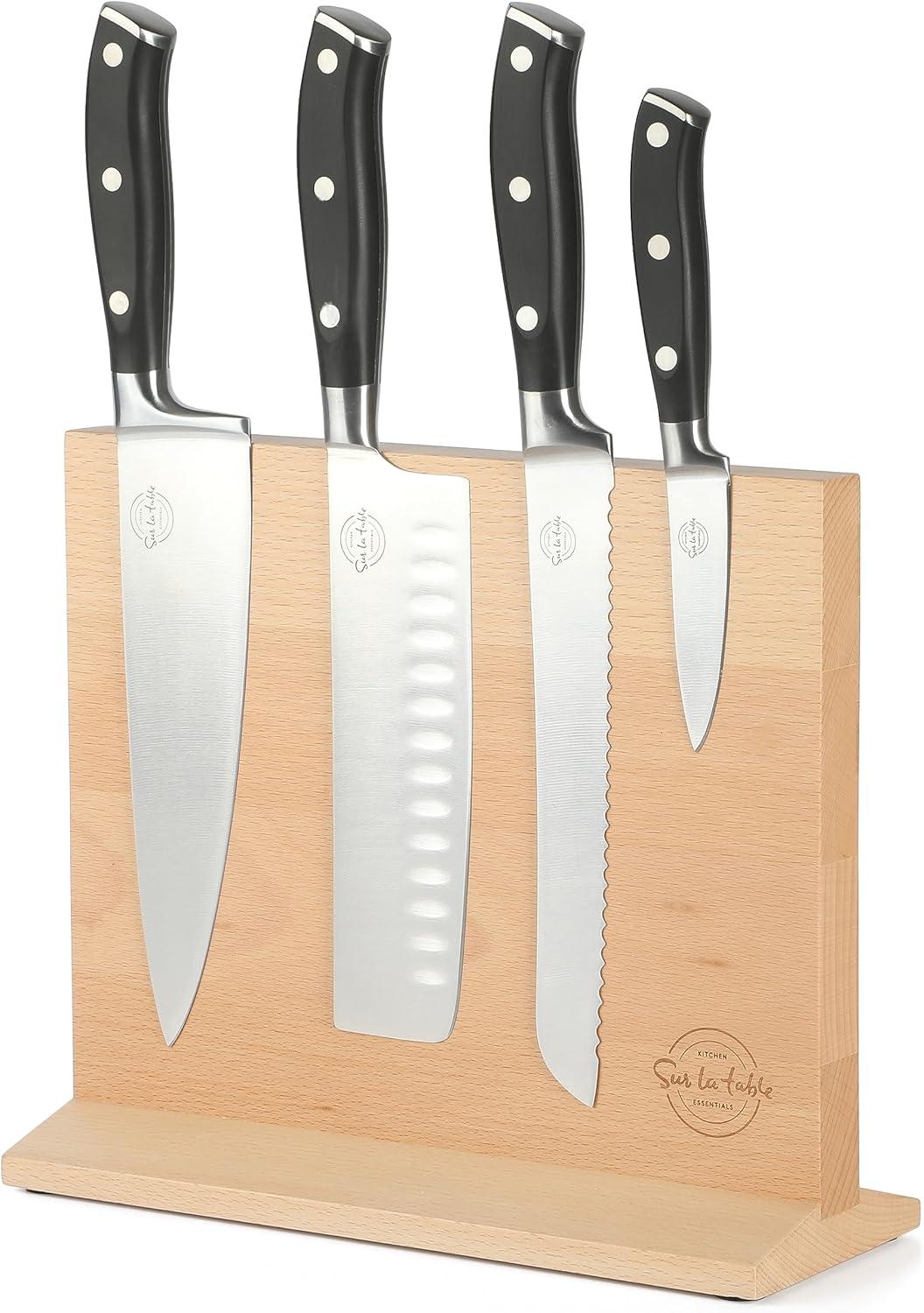 Sur La Table Kitchen Essentials Sur La Table Kitchen Essentials Tasting Kitchen 5 Piece Stainless Steel Knife Block Set