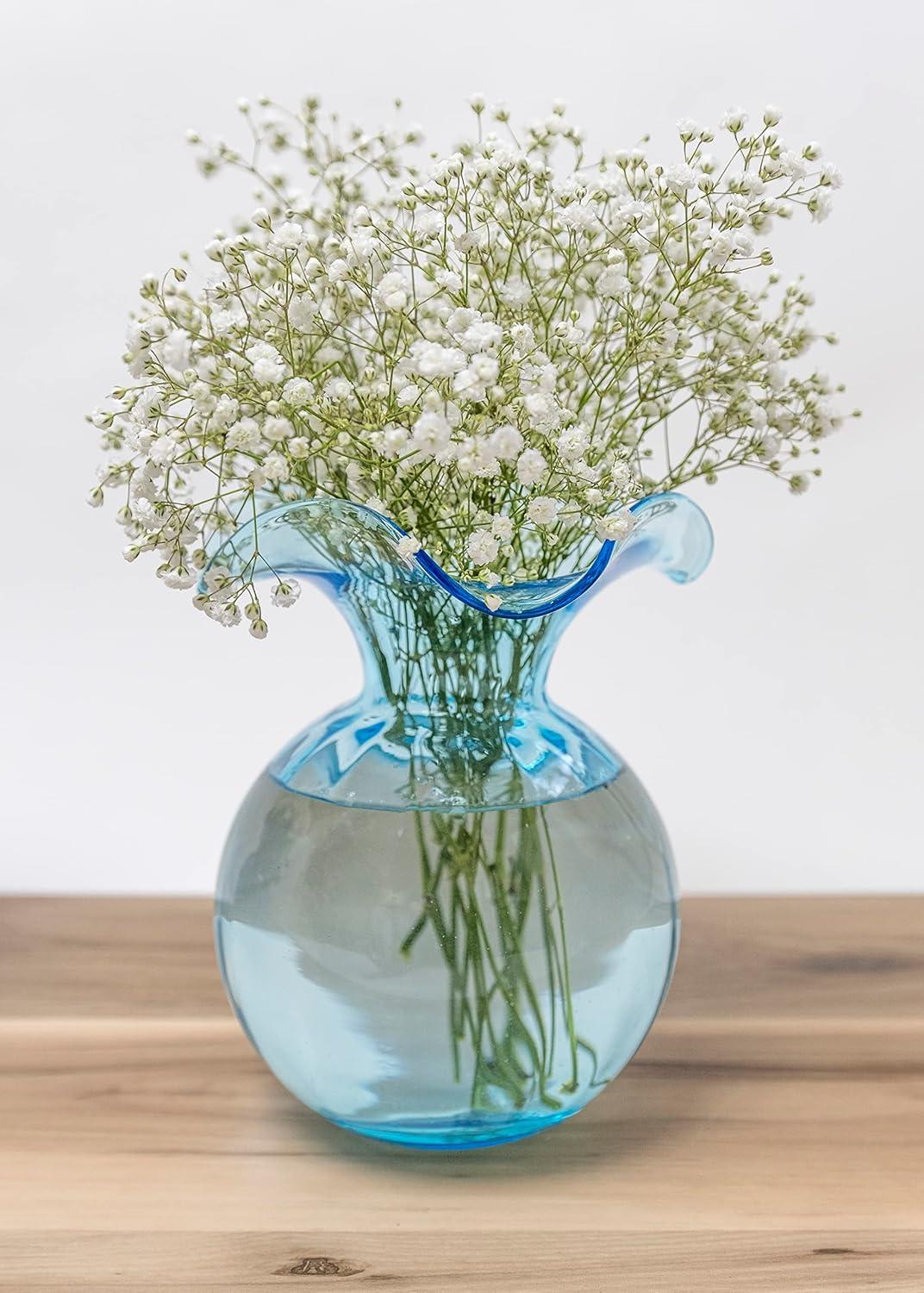Hibiscus Glass Vase