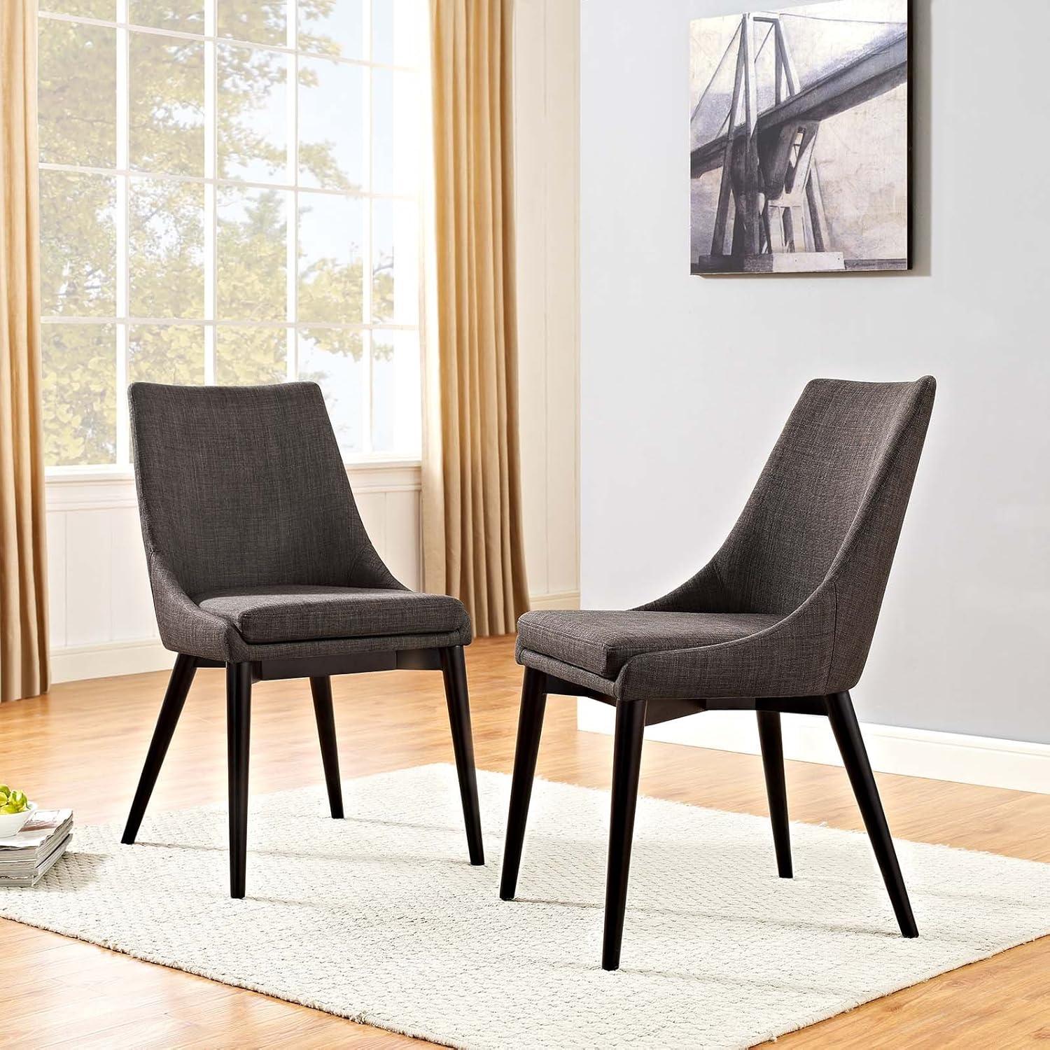 Modway Viscount Dining Side Chair Fabric Set of 2