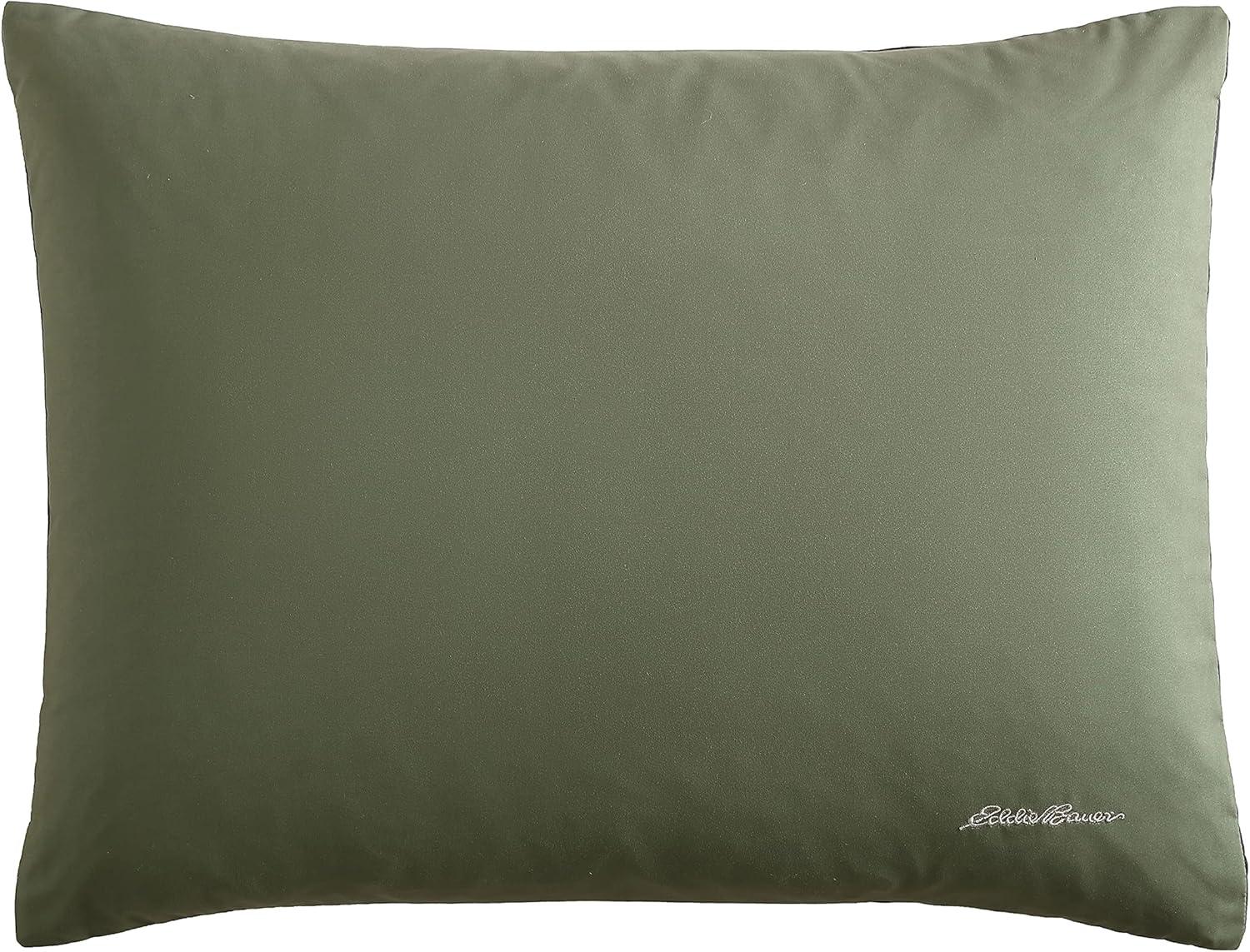 Eddie Bauer Skyline Stripe Duvet Set Green