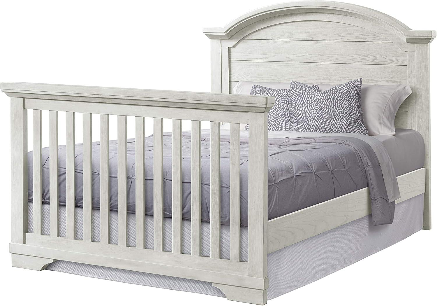 Westwood Design Foundry Wood Arch Top Convertible Crib in White Dove