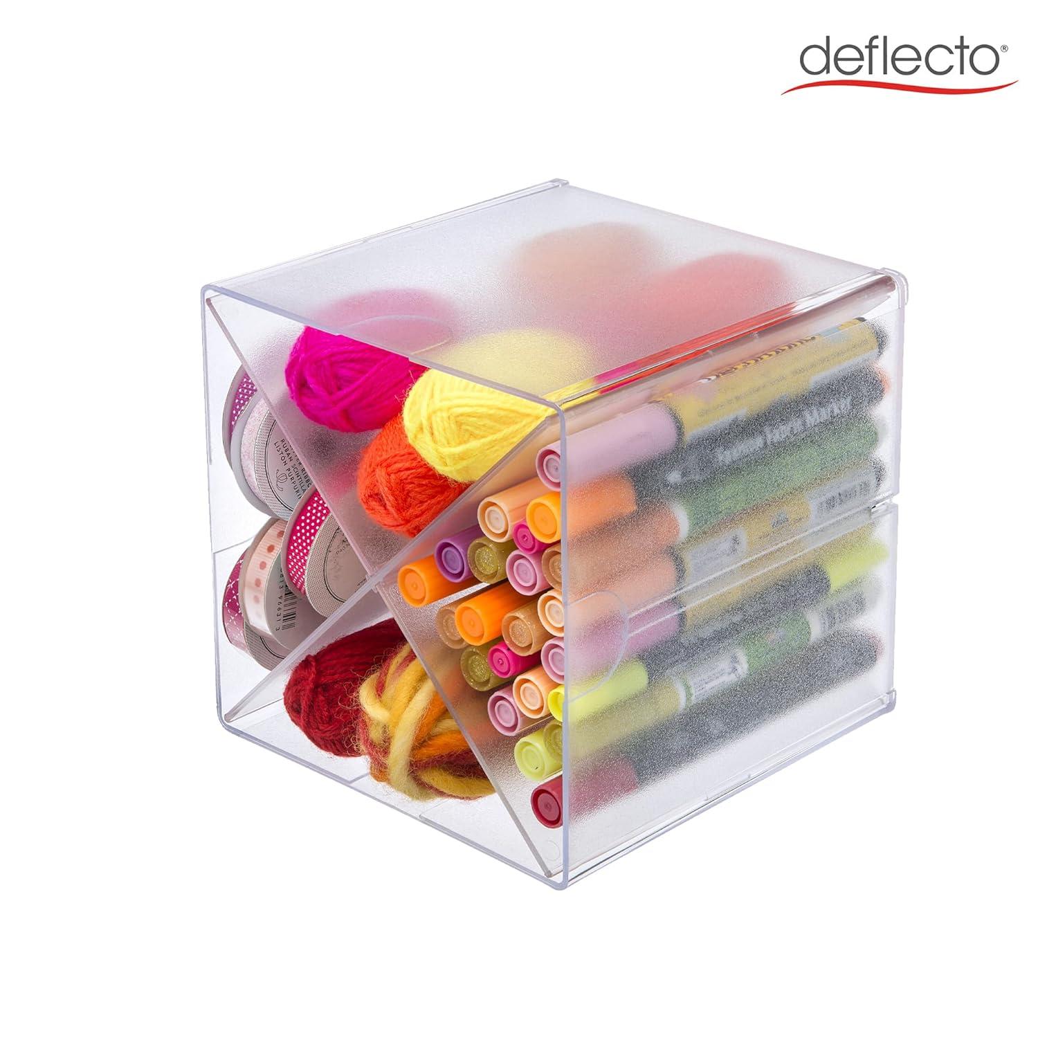 Deflect-O Corporation Plastic Stackable Desk Organizer