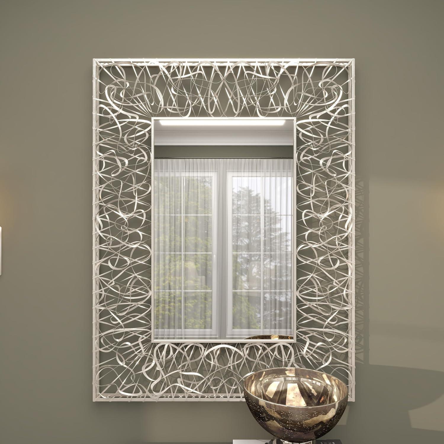 Kylee Metal Rectangle Wall Mirror