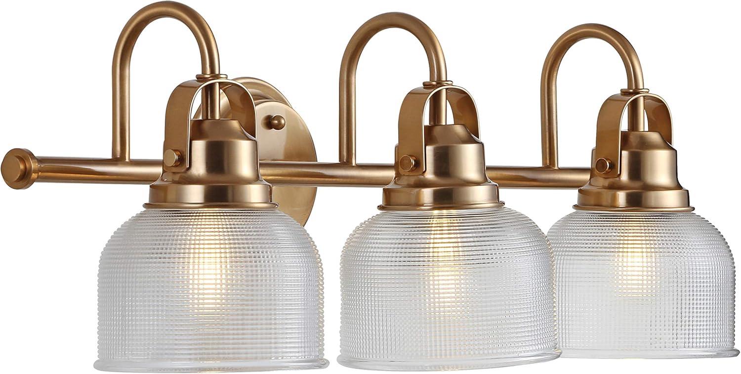 Virginia 25.25" Polished Gold Brass LED Vanity Light