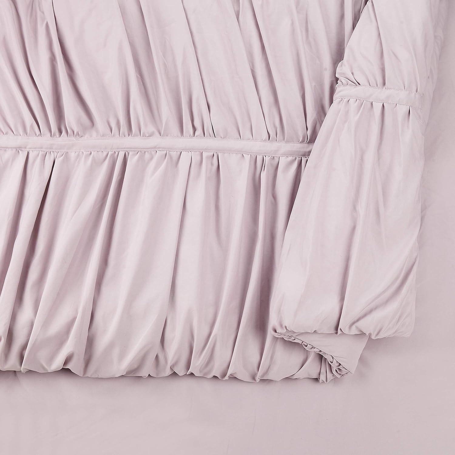 Modern Heirloom Emily Ruched Solid Textured Comforter Set