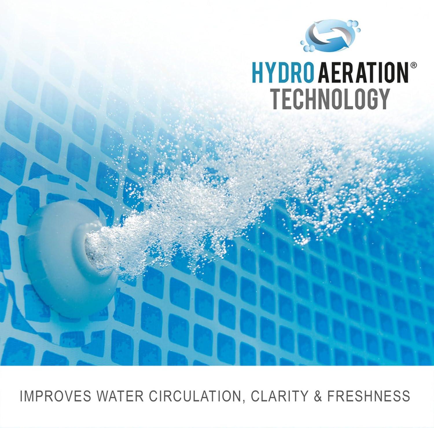 Intex Intex Round Metal Frame Outdoor Backyard Above Ground Swimming Pool