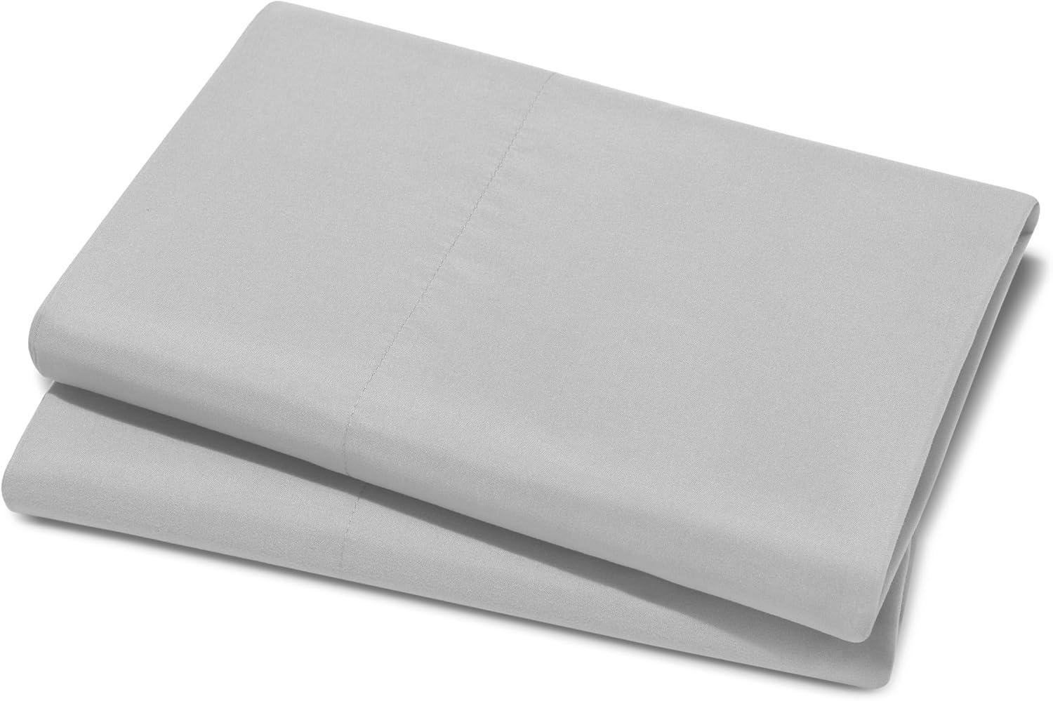 Microfiber Queen - Envelope - 20 x 30 Cloud Grey Pillowcase Set by Bare Home