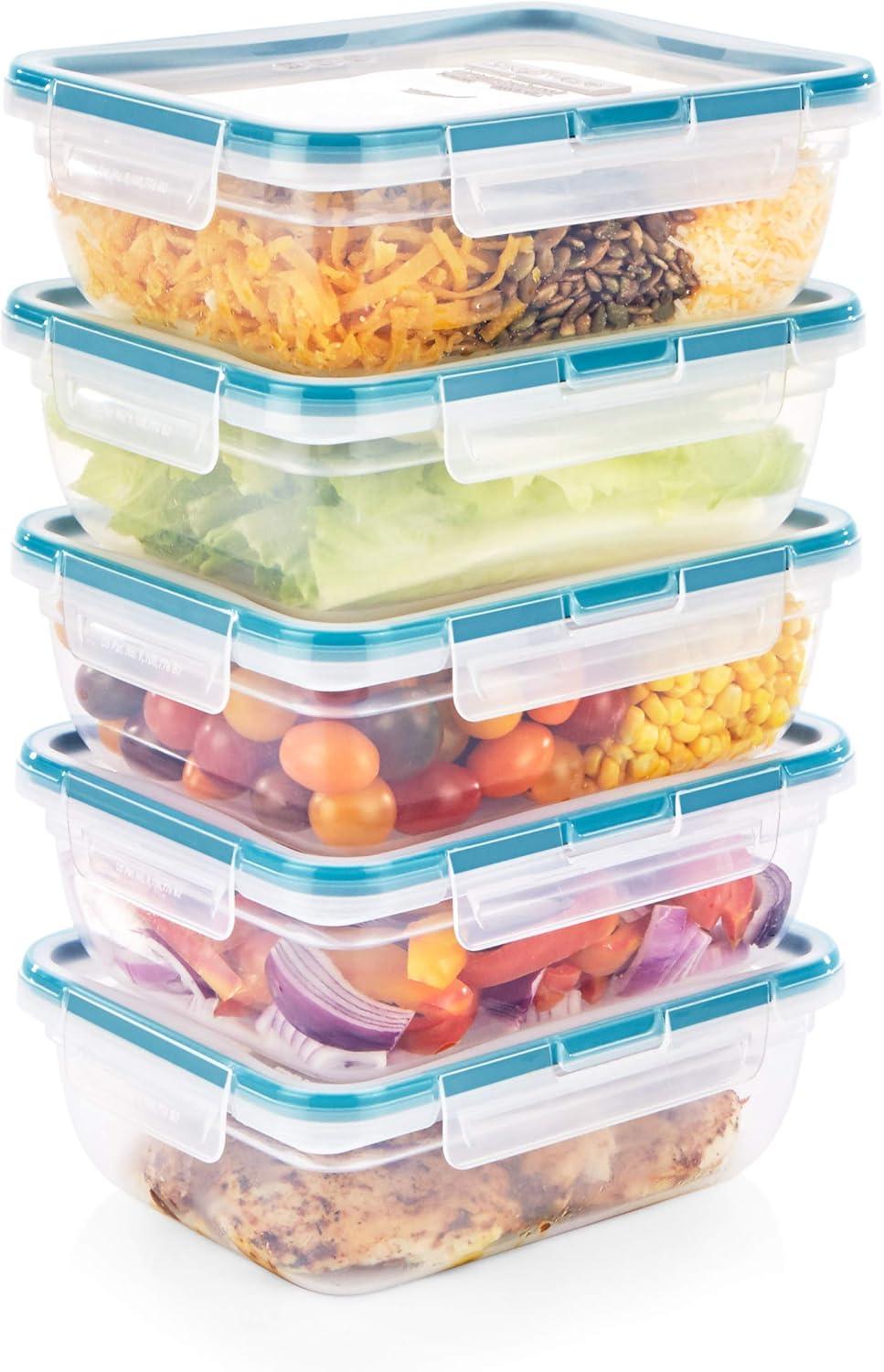 Snapware Total Solution 10-piece Plastic Rectangle Food Storage Set