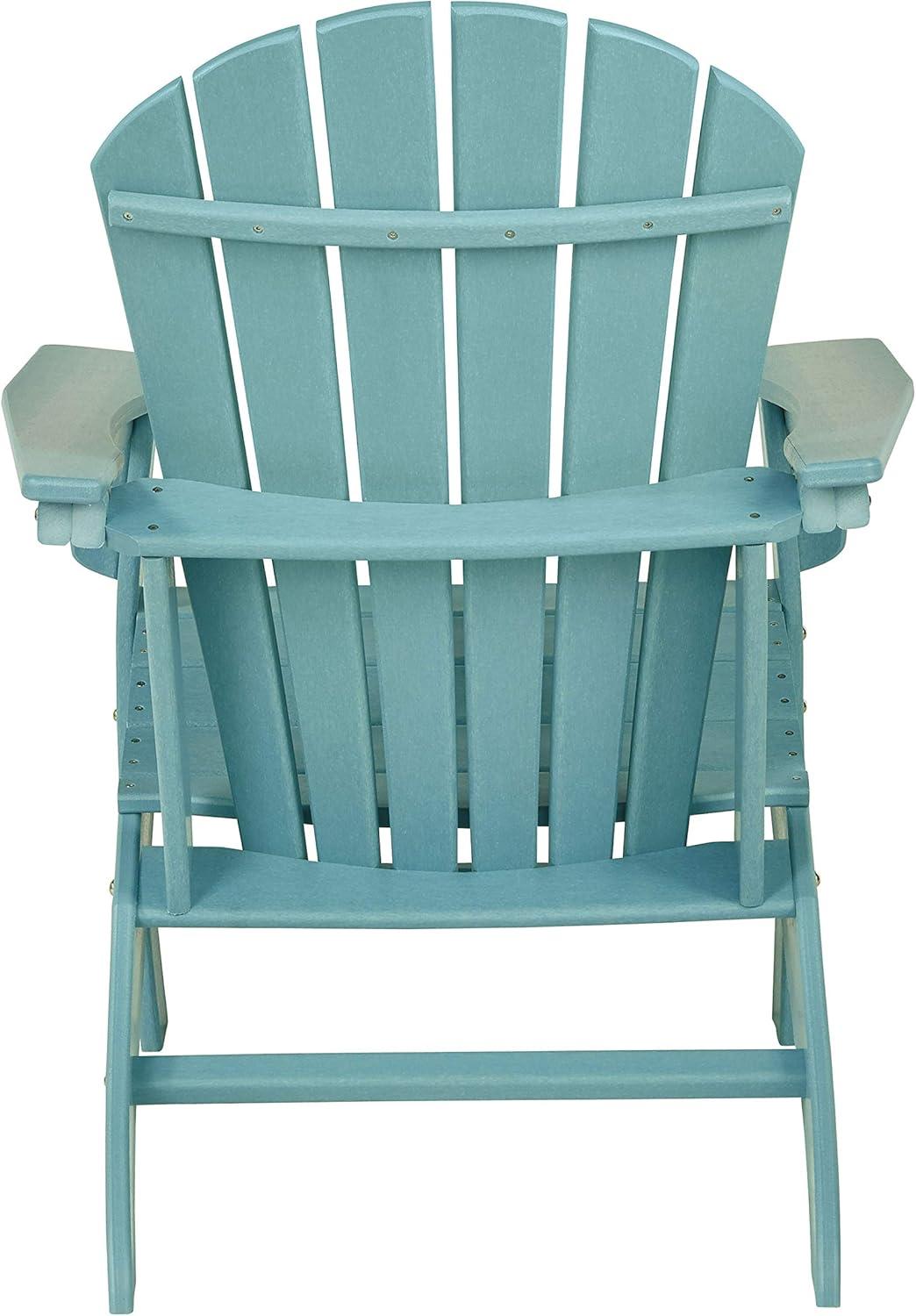 Signature Design by Ashley Contemporary Sundown Treasure Adirondack Chair  Turquoise