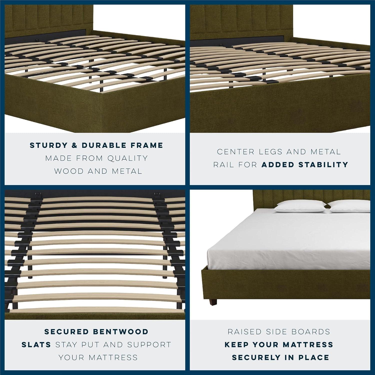 Brittany Tufted Upholstered Platform Bed