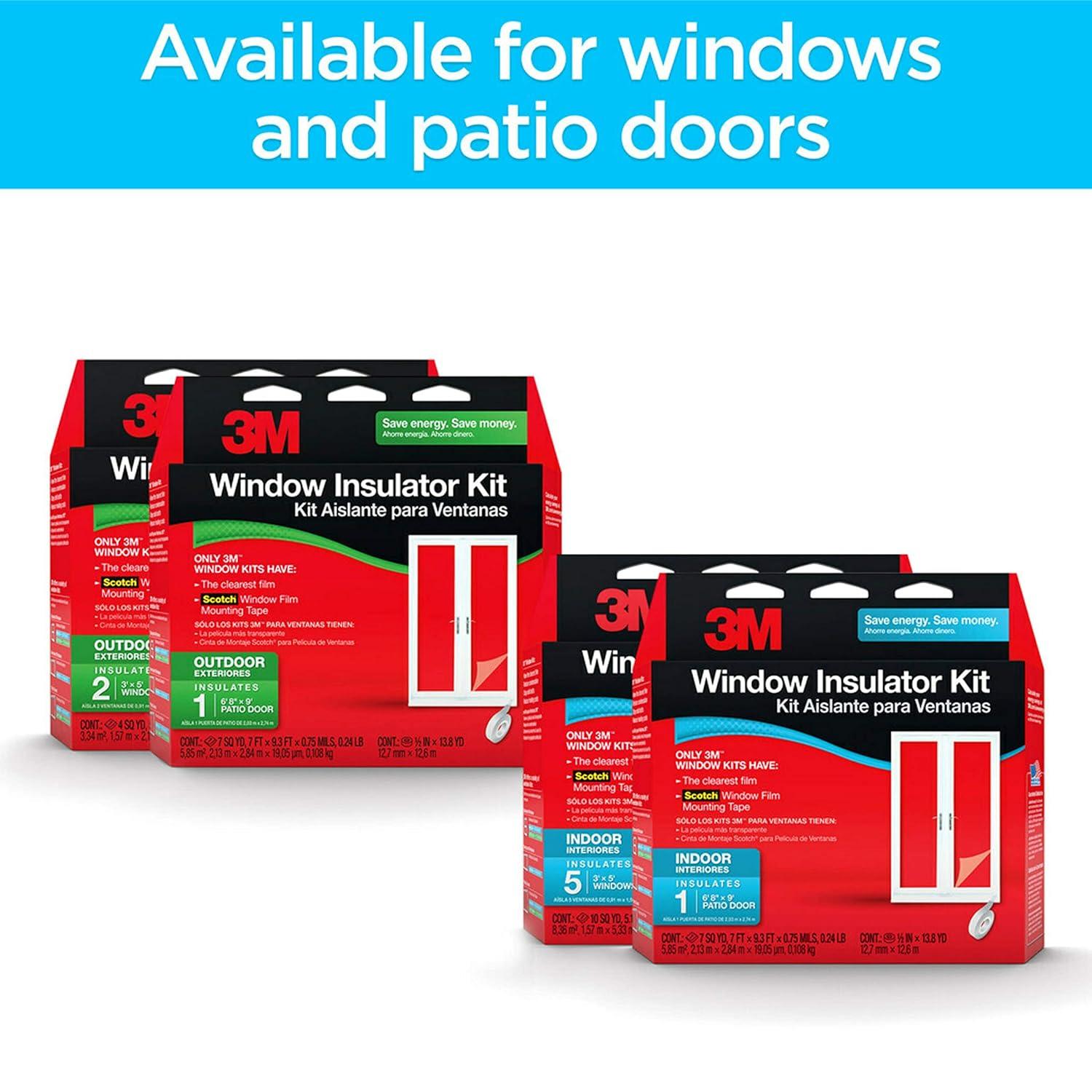 3m Window Kit 62" X 84"Film