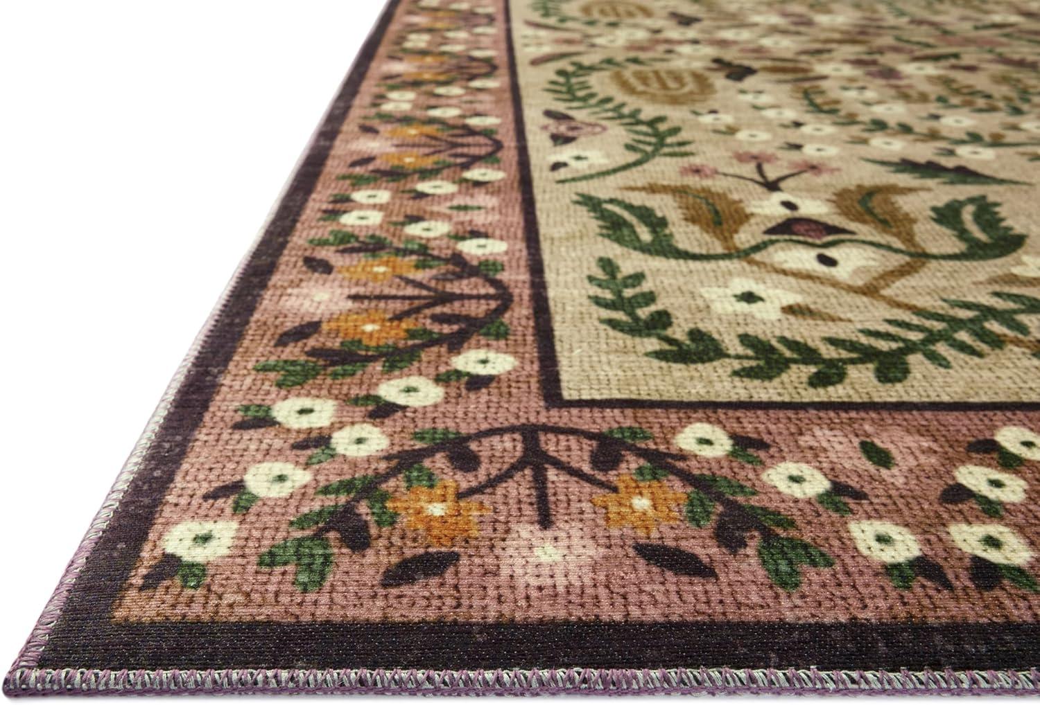 Rifle Paper Co. x Loloi Canopy Aubergine Area Rug