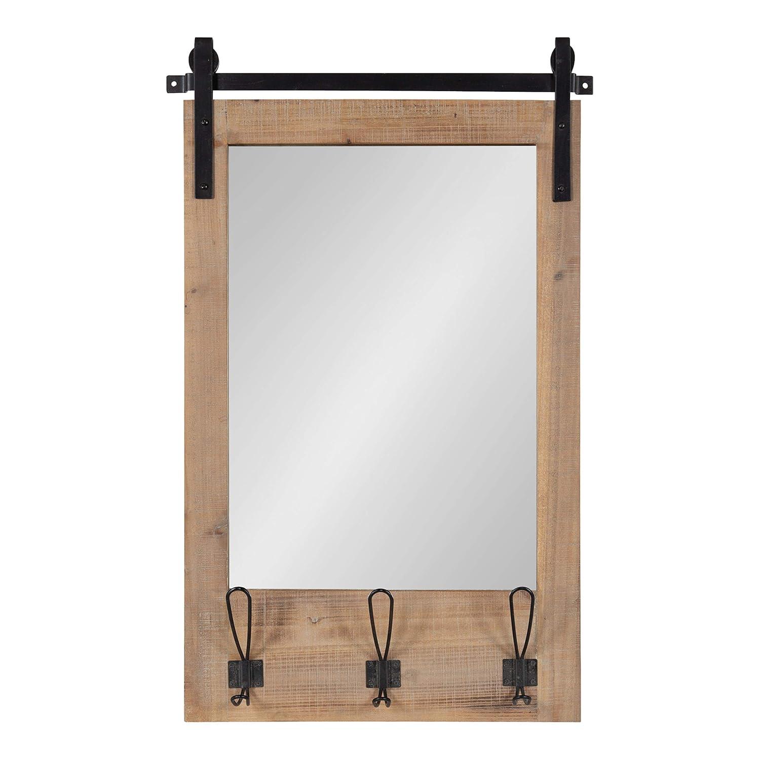 18" x 28" Cates Functional Wall Mirror - Kate & Laurel All Things Decor