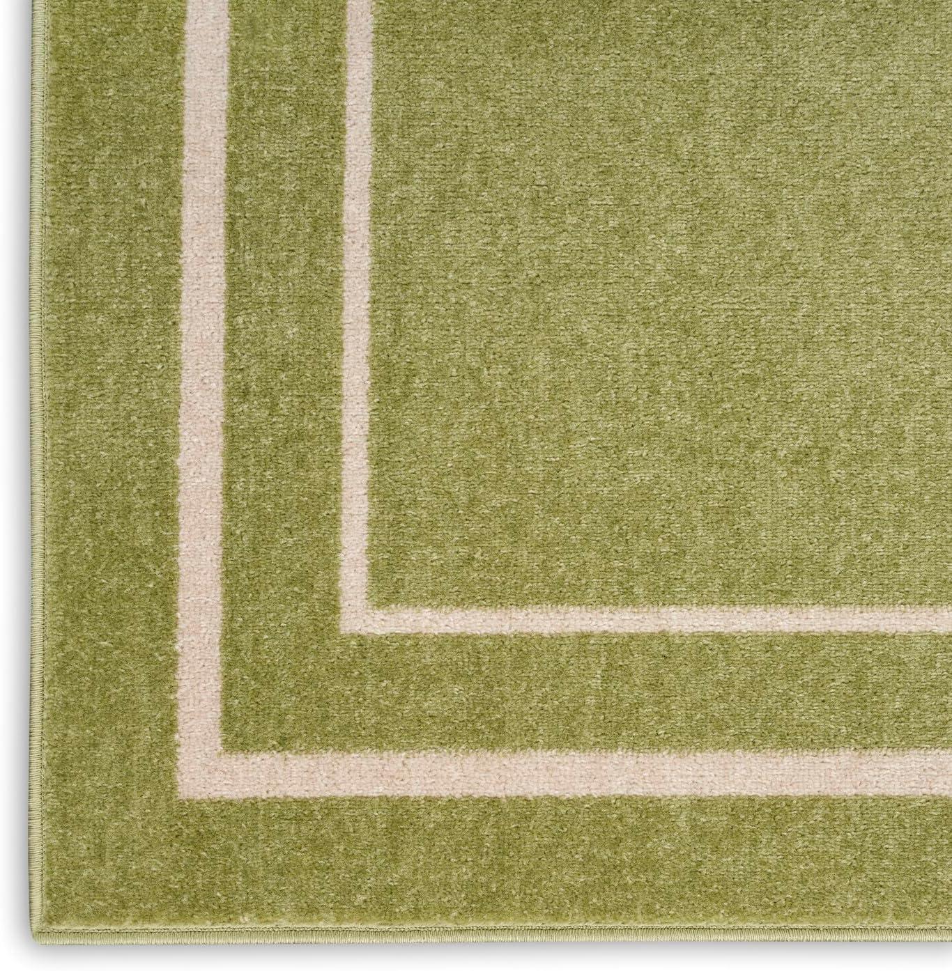 Nourison Essentials Bordered Indoor Outdoor Area Rug