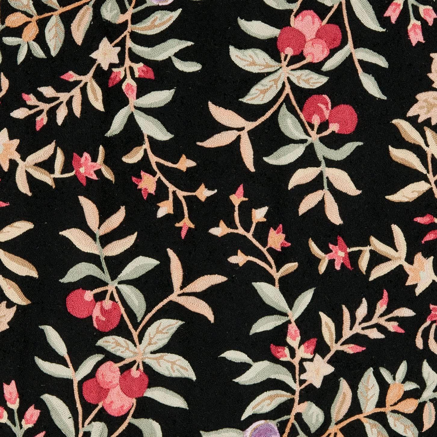 Winston Porter Taran Easy Care Hand Hooked Performance Floral Rug
