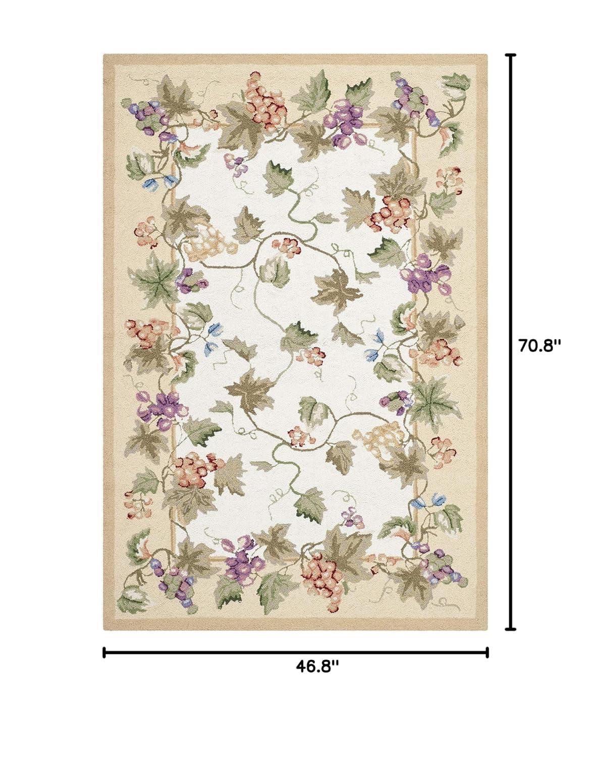 Chelsea HK116 Handmade Area Rug - 3'9"x5'9" - Ivory - Safavieh